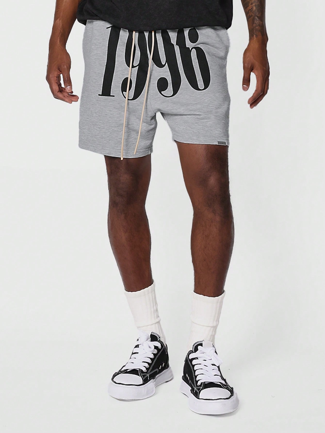 Drop crotch jogger shorts fashion