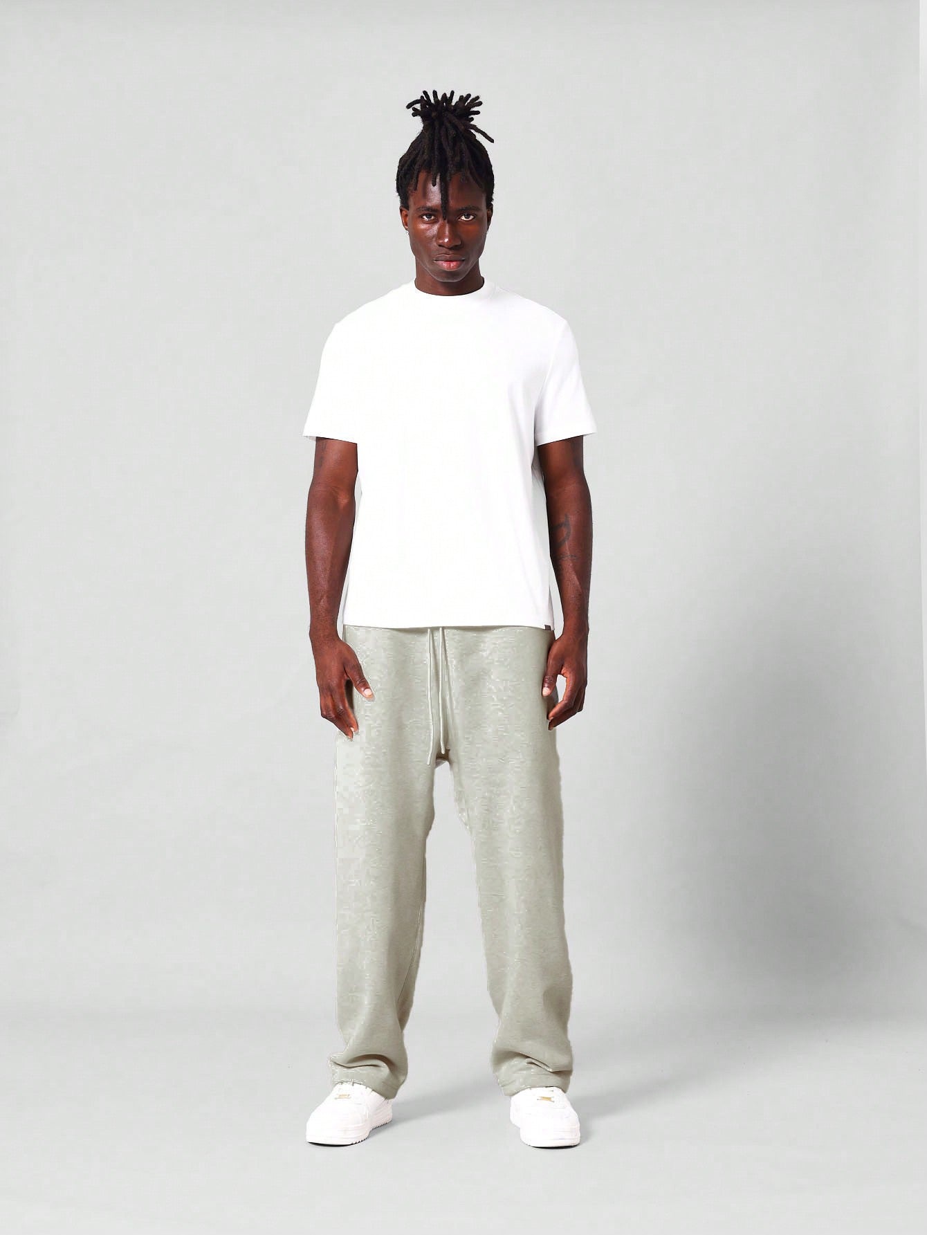 Straight Fit Essential Drop Crotch Jogger