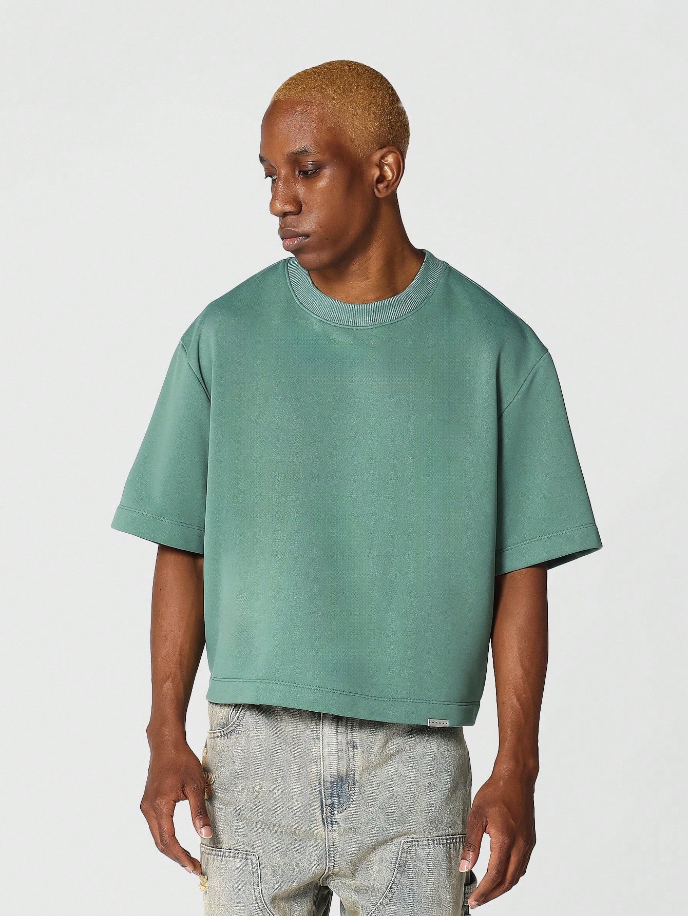 Crop Fit Premium Heavyweight Essential Tee