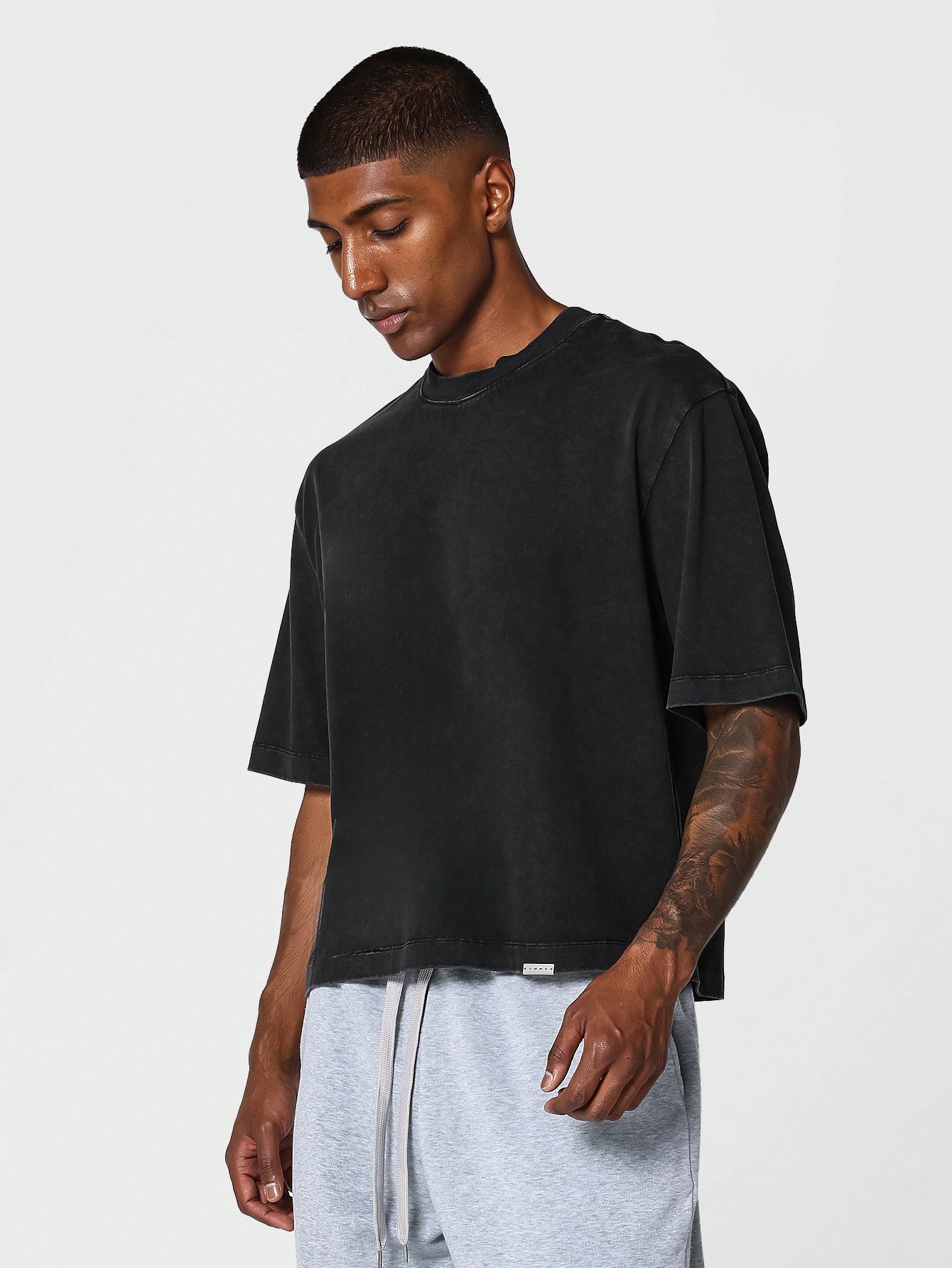 Washed Crop Fit Tee