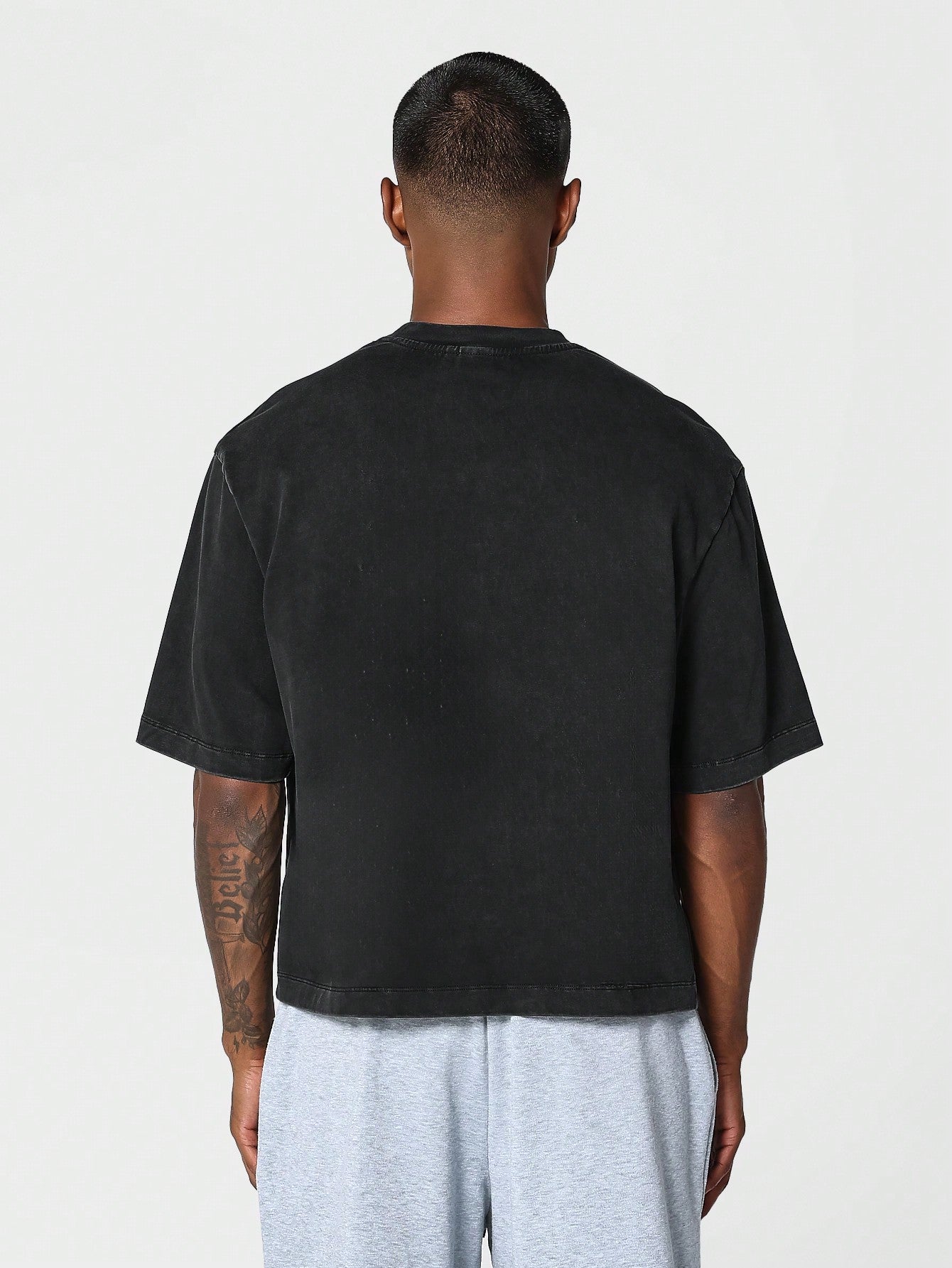 Washed Crop Fit Tee