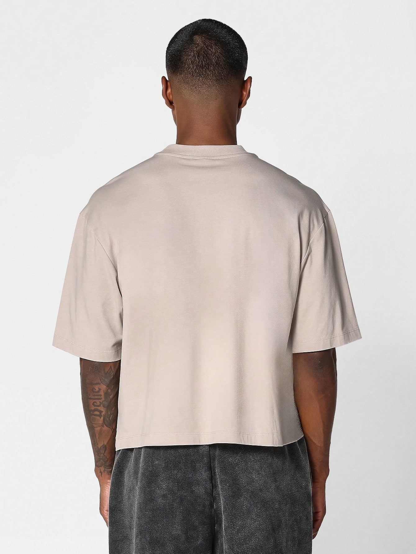 Crop Fit Essential Short Sleeve Tee