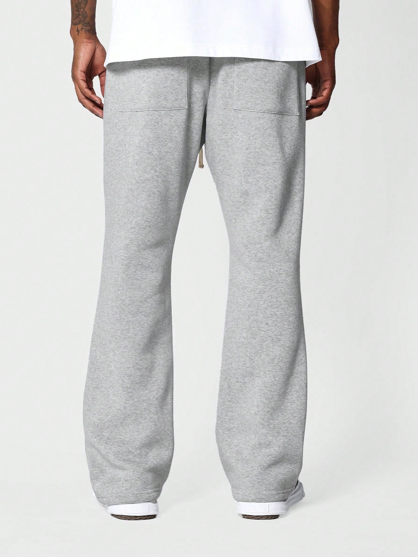 Flare Fit Sweatpants With Drawcords