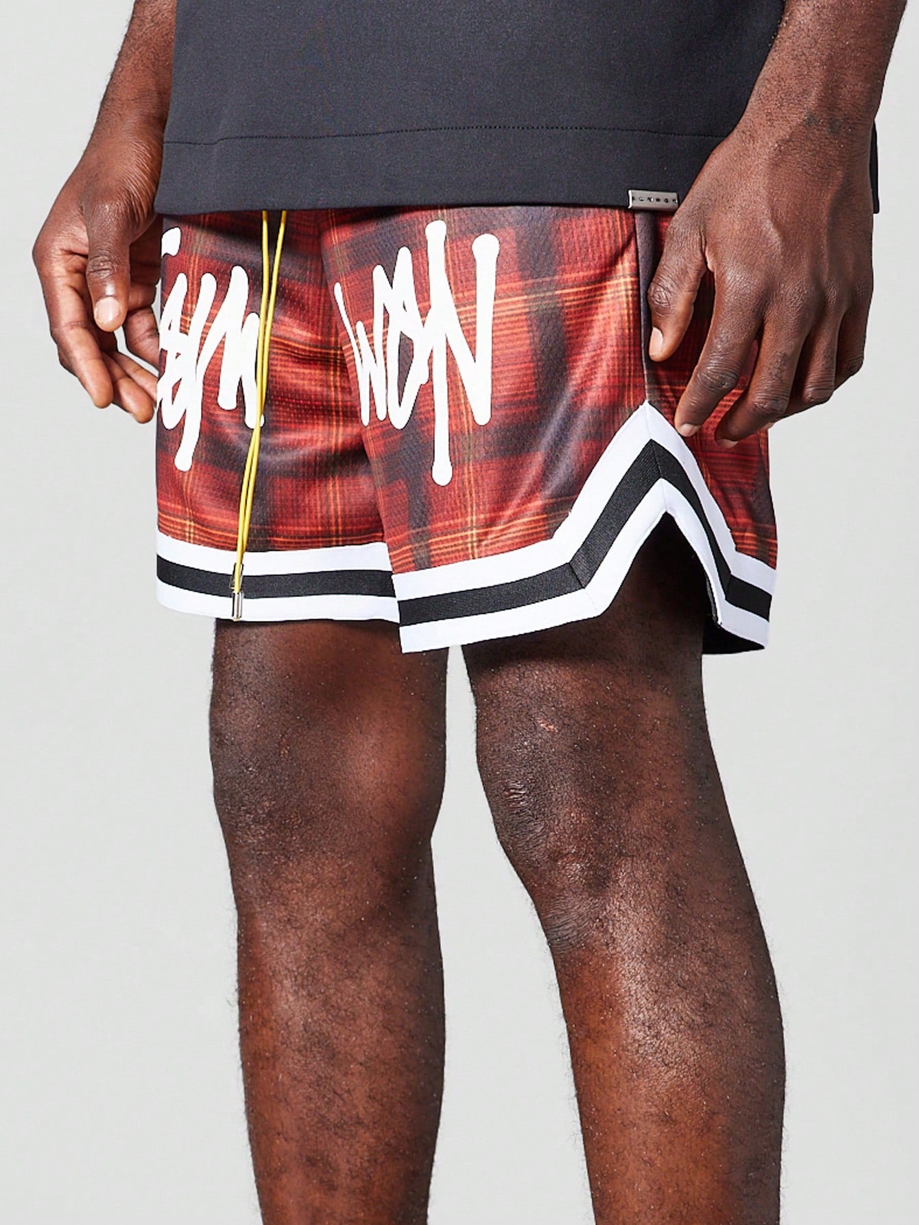 Mesh Short With All Over Print