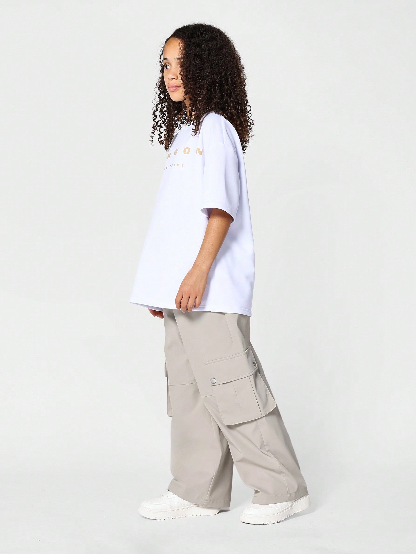 Tween Girl Pull On Cargo Pant