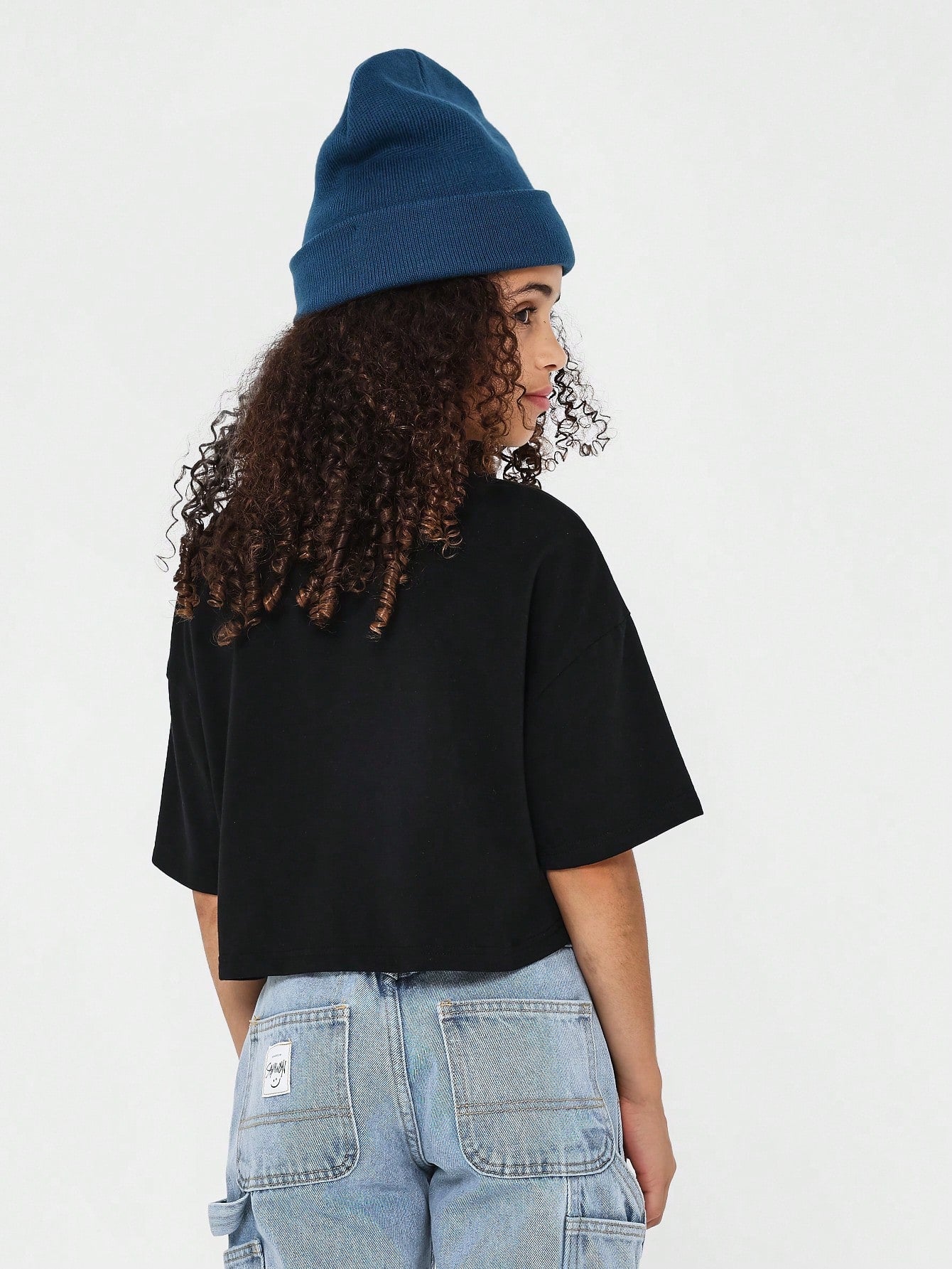 Tween Girl Crop Fit Essential Tee