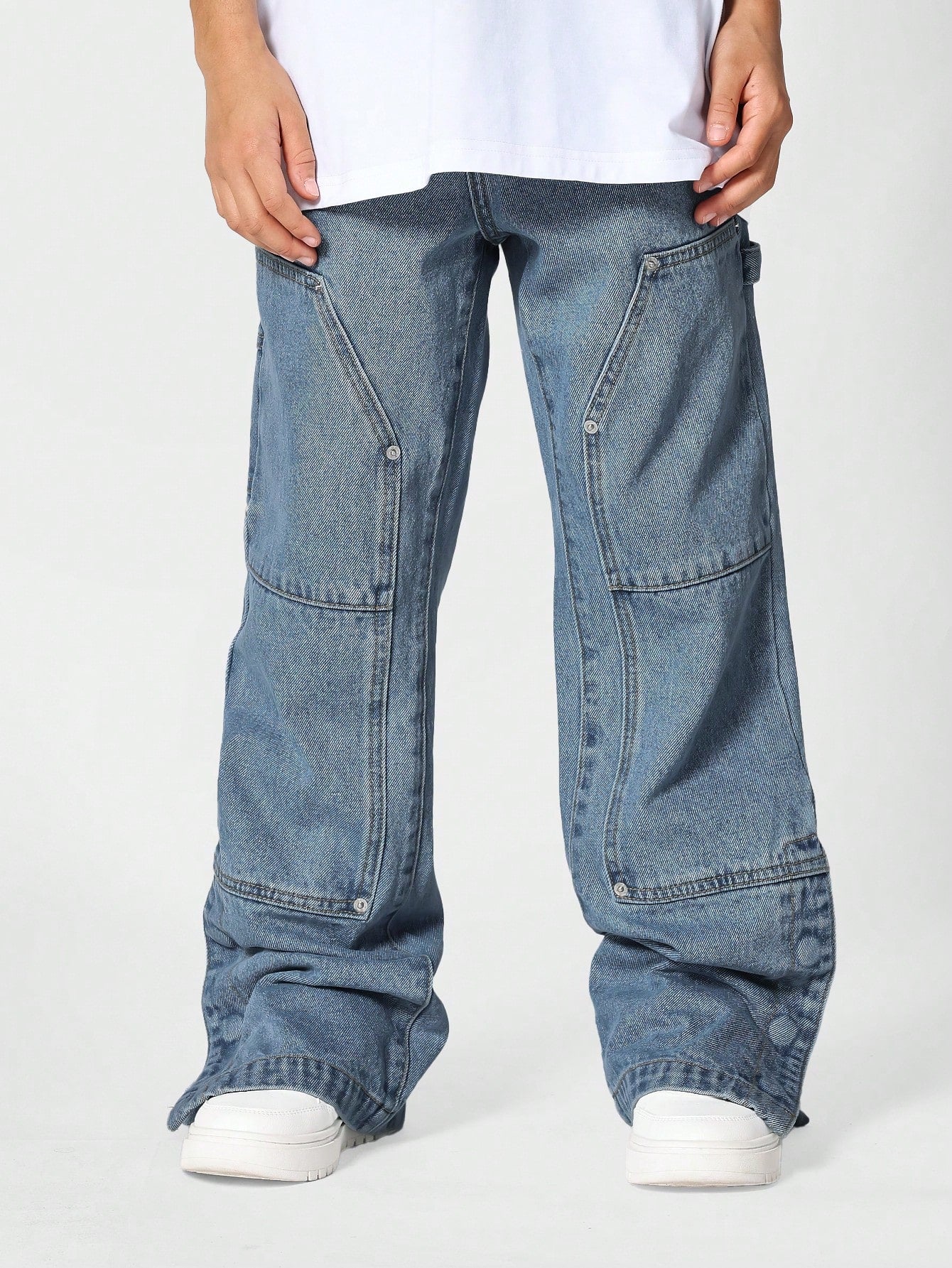 Kids Unisex Loose Flare Fit Carpenter Jeans Back To School