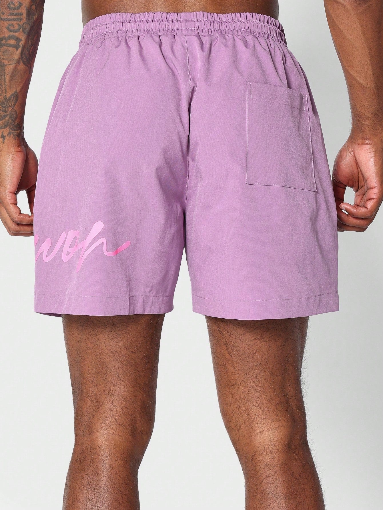 Swim Short With Graphic For Daily Wear