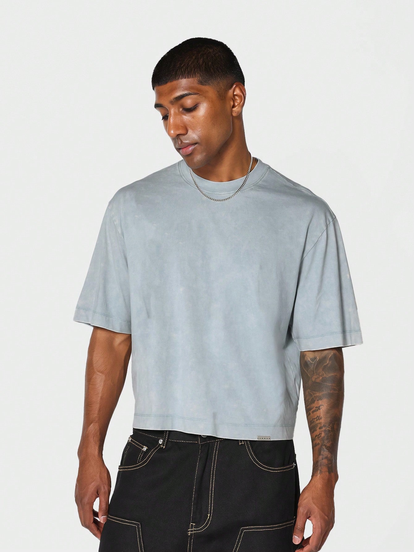 Washed Crop Fit Tee