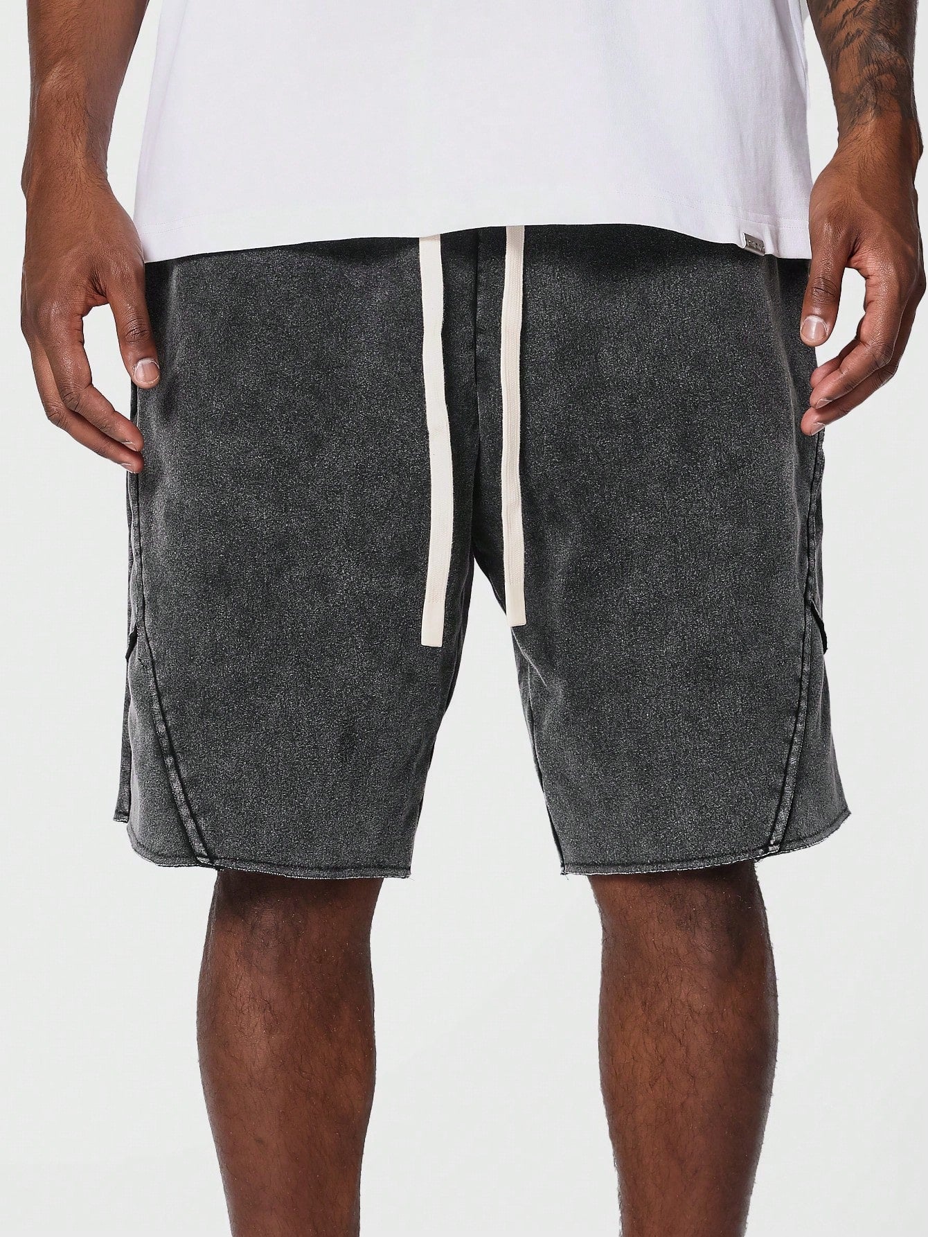 Drop Crotch Washed Short