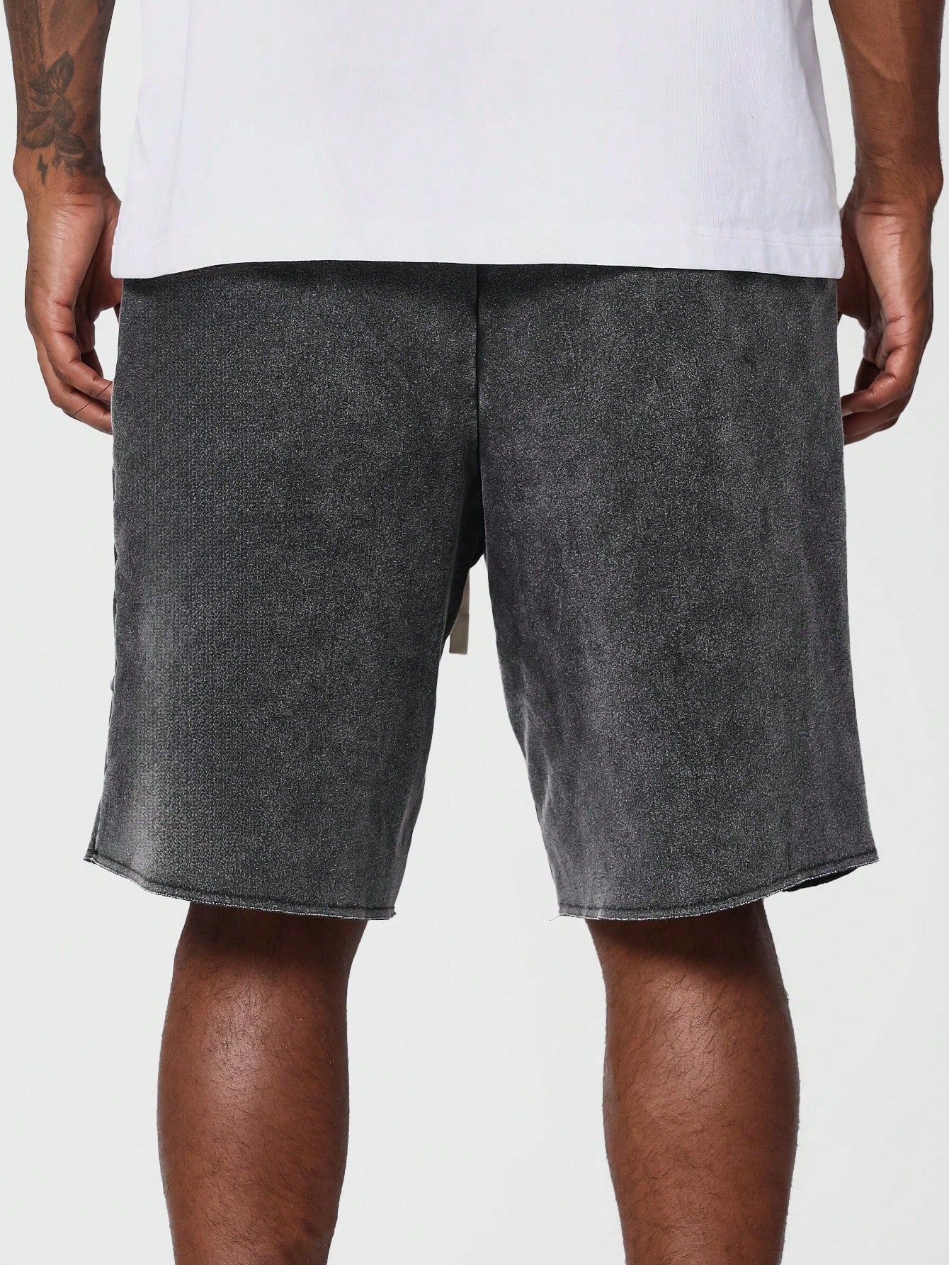 Drop Crotch Washed Short