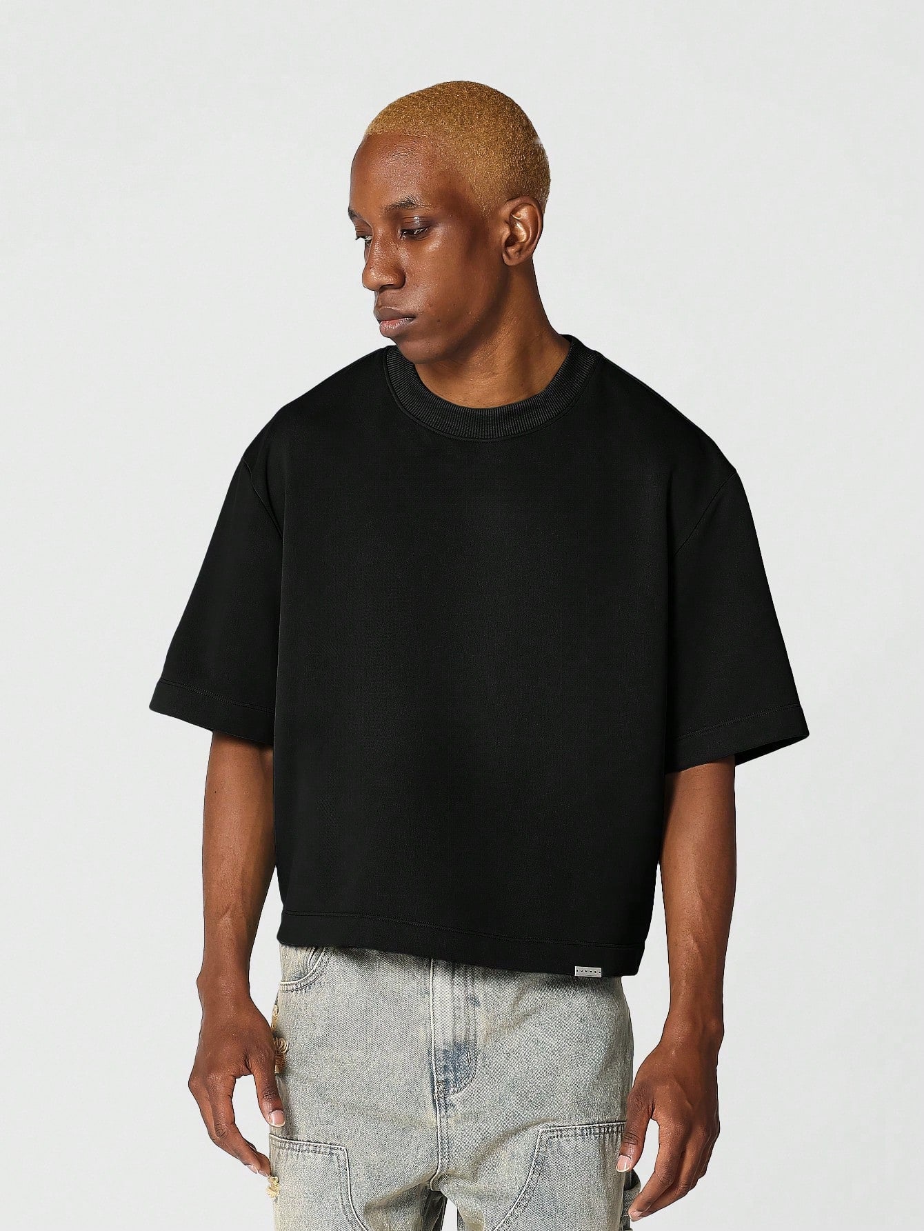 Crop Fit Premium Heavyweight Essential Tee