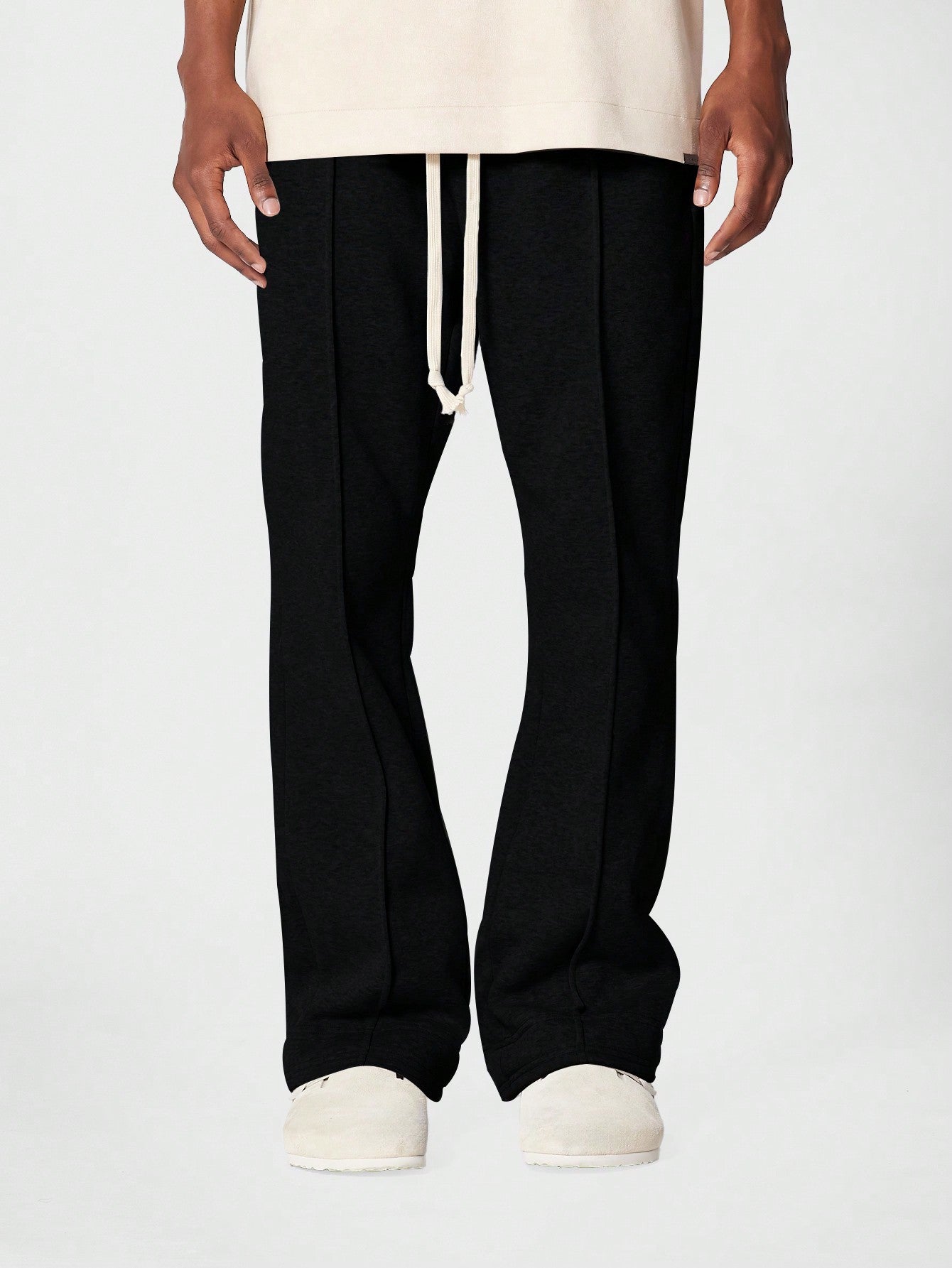 Flare Fit Pleated Jogger