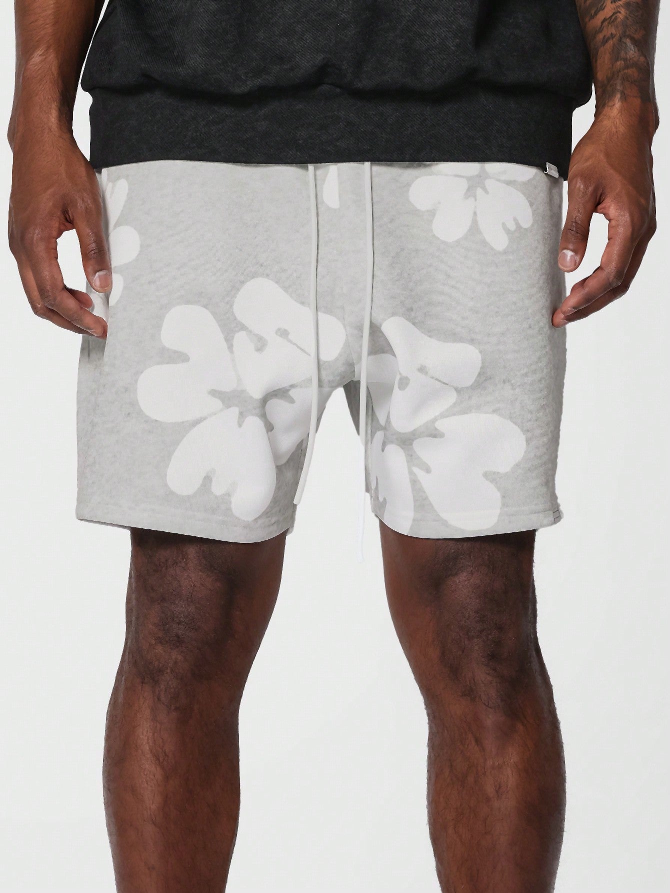 Drop Crotch Short With All Over Print