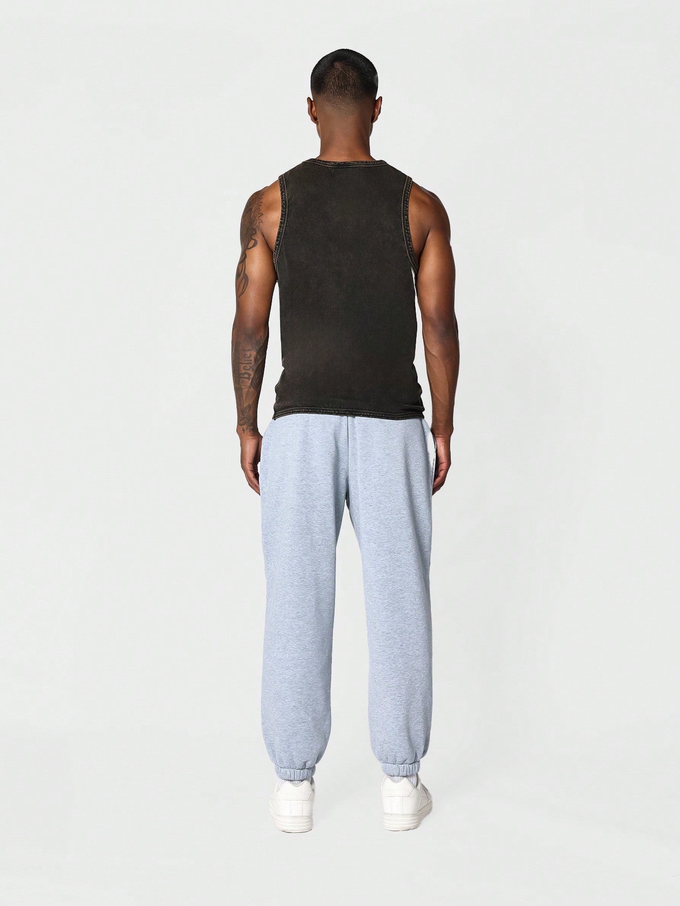 Regular Fit Essential Washed Tank Top