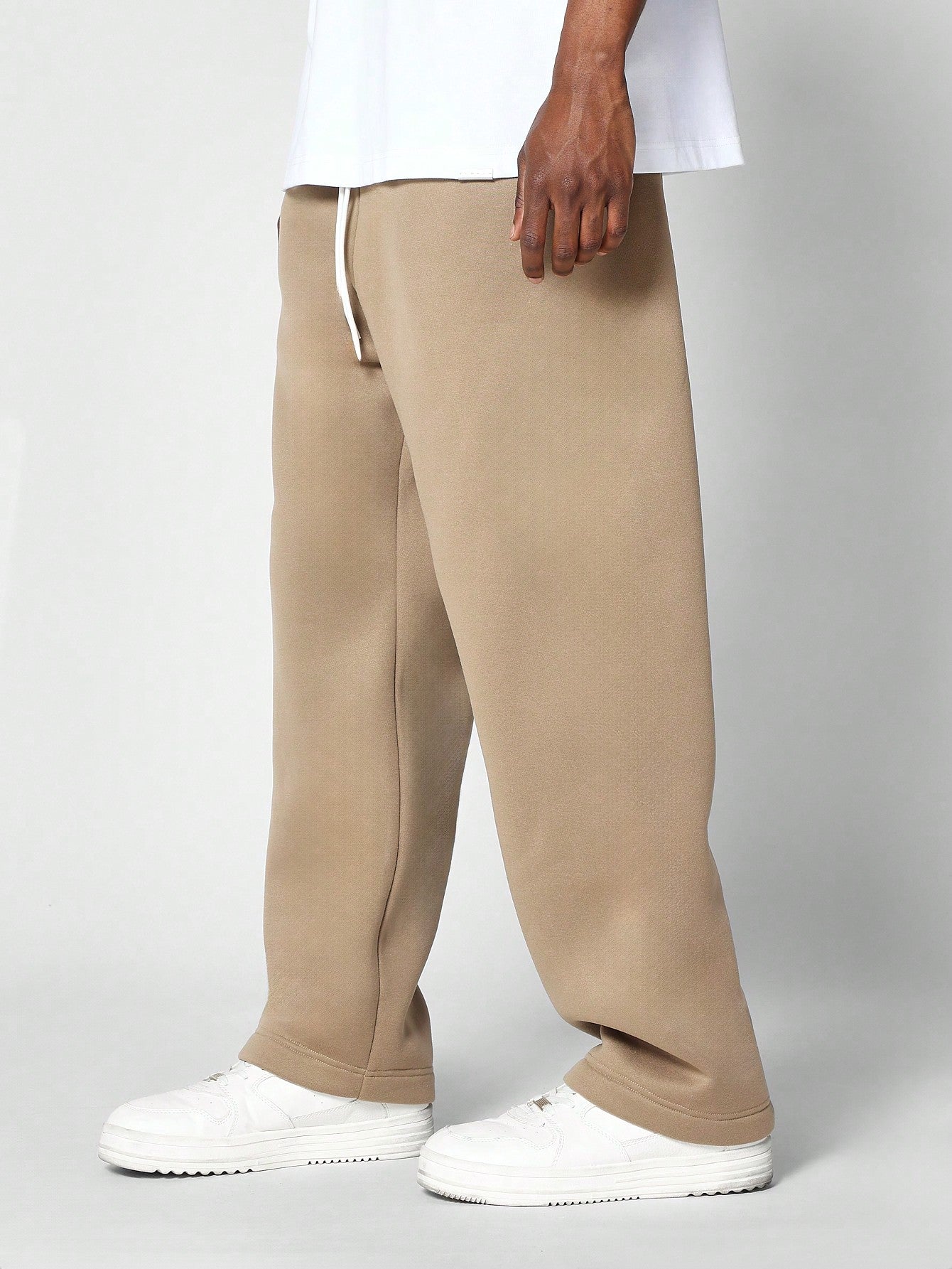 Drop Crotch Jogger With Contrast Drawcords