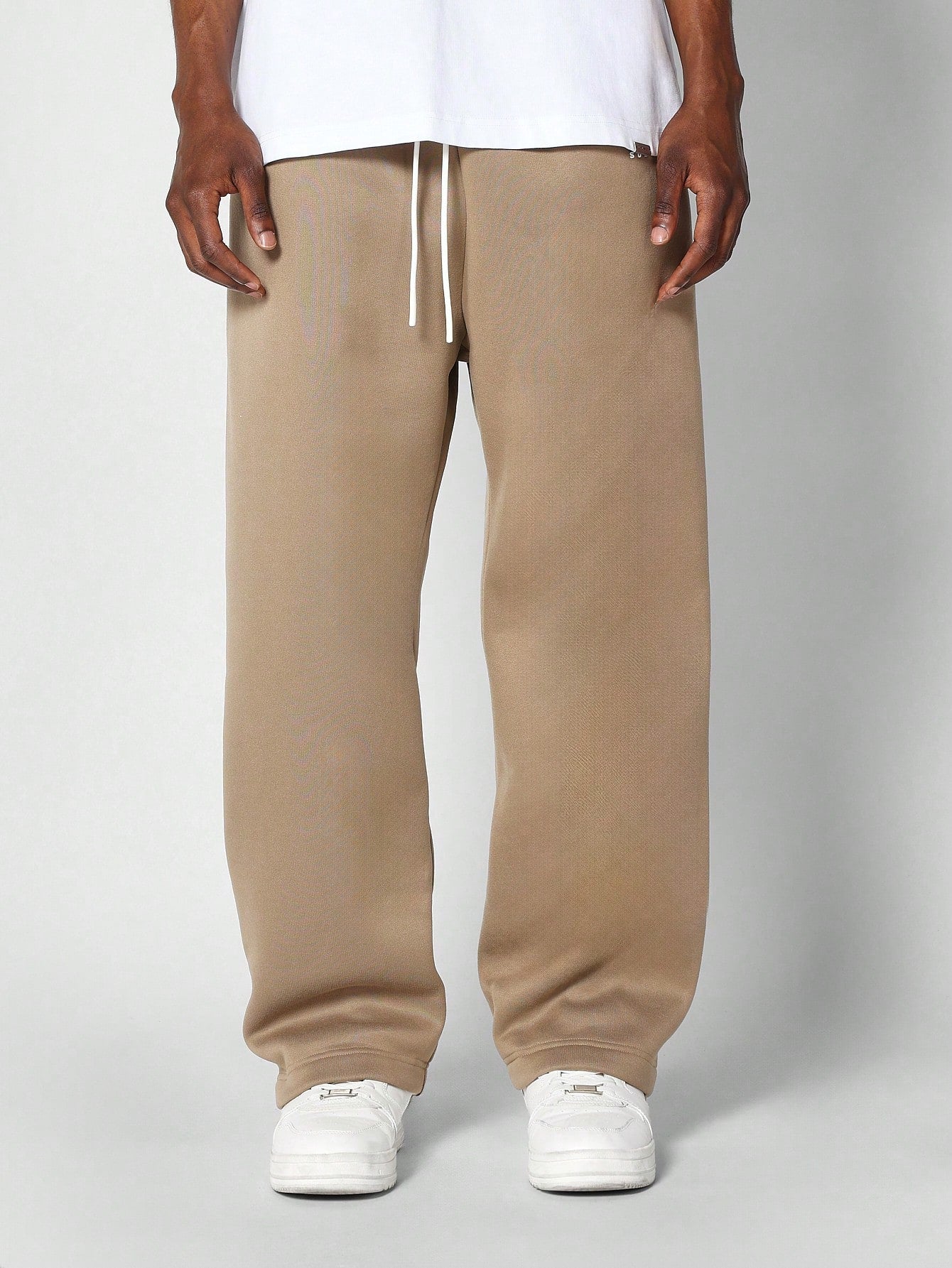 Drop Crotch Jogger With Contrast Drawcords