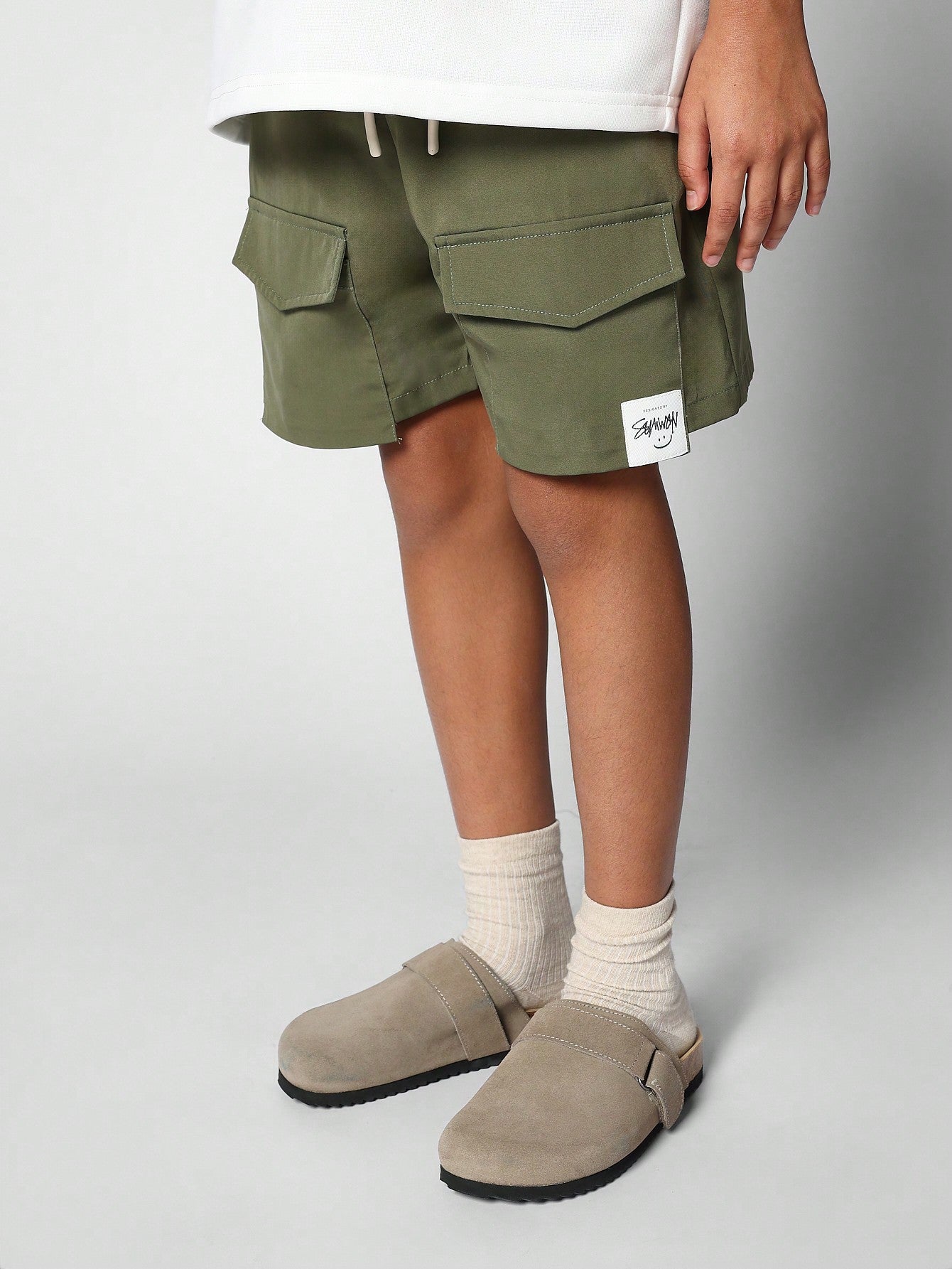 Tween Girl Nylon Cargo Short