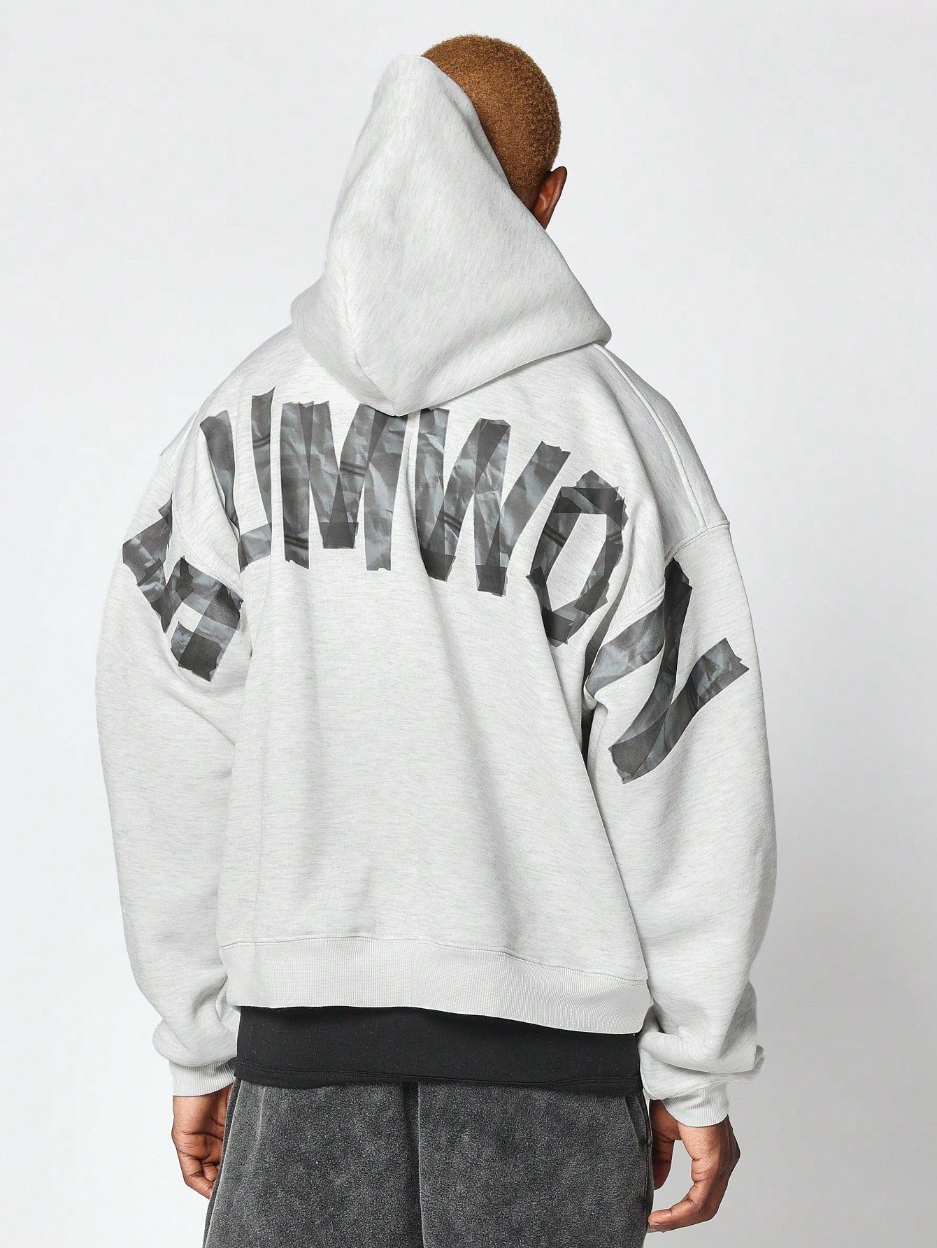 Overhead Hoodie With Front And Back Graphic Print College Ready