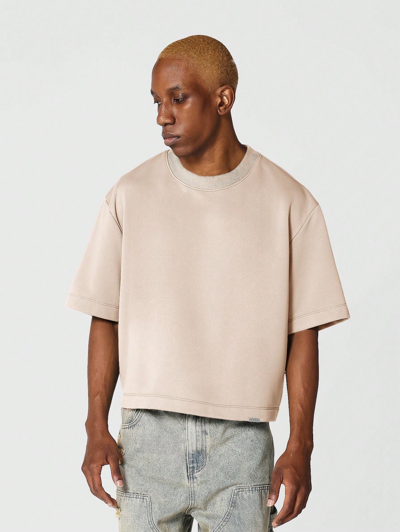 Crop Fit Premium Heavyweight Essential Tee