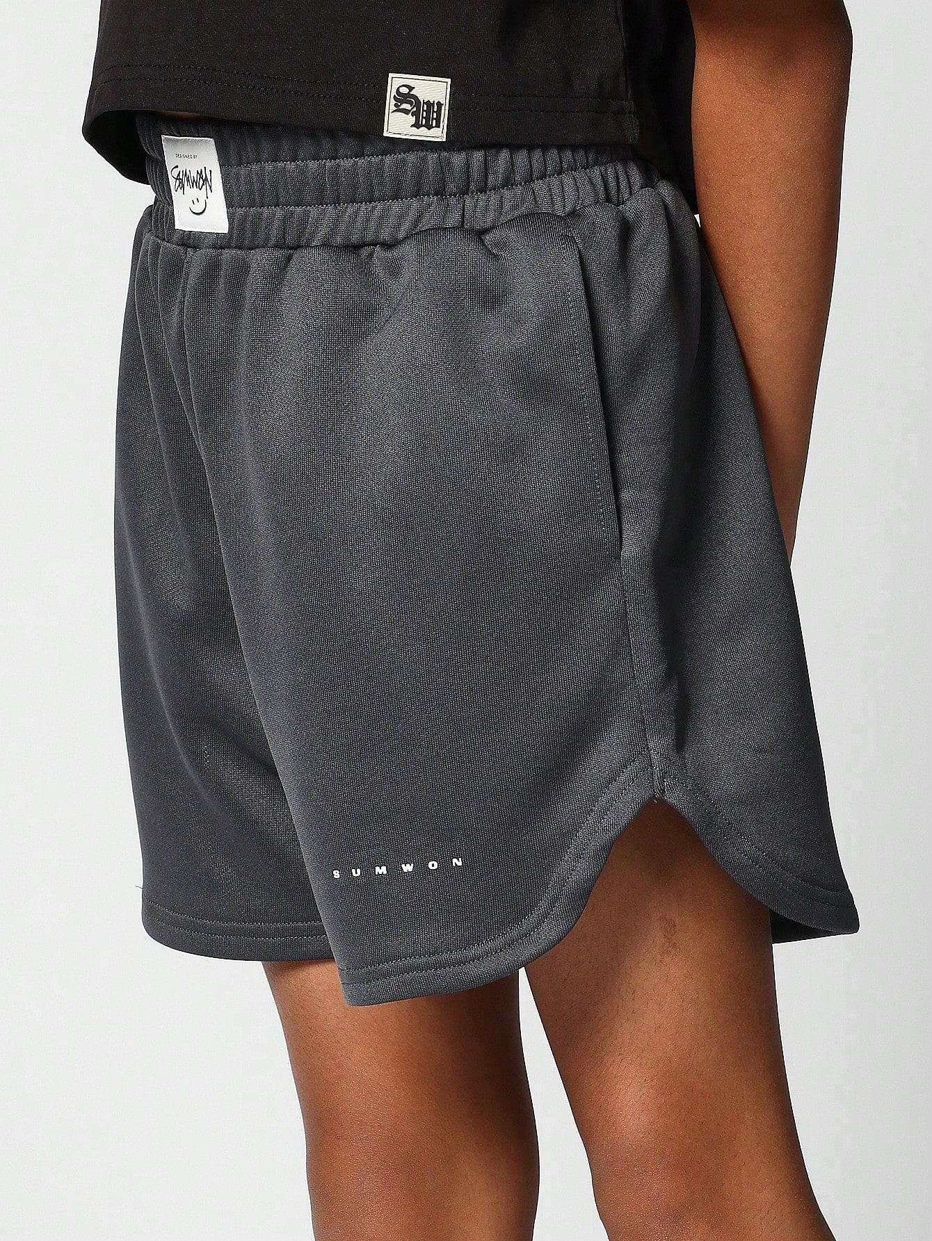 Kids Boxer Fit Curved Hem Essential Short