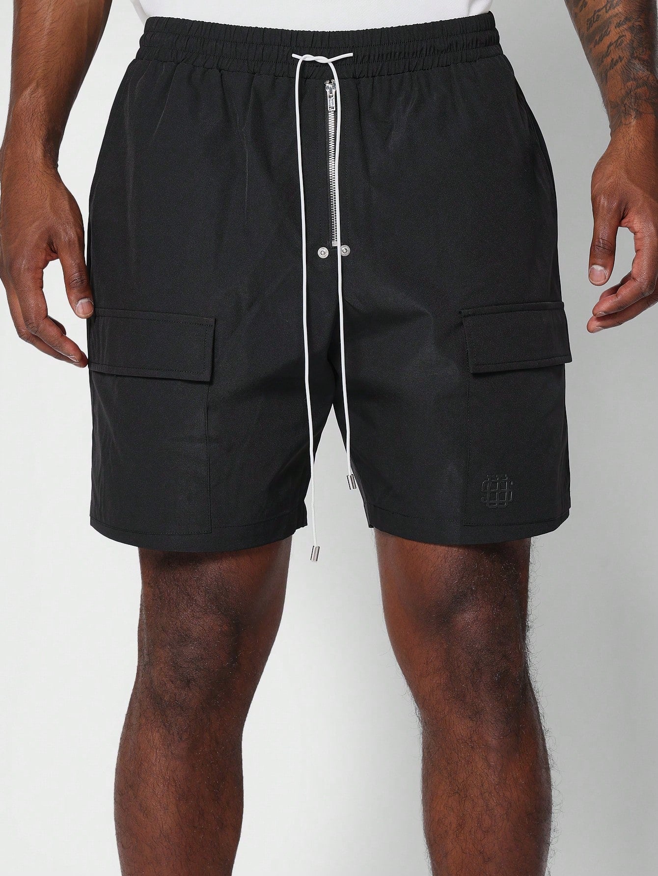 Nylon Short With Zipper