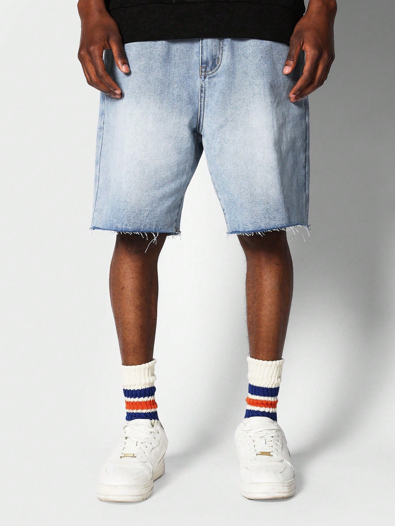 Slim Fit Denim Short