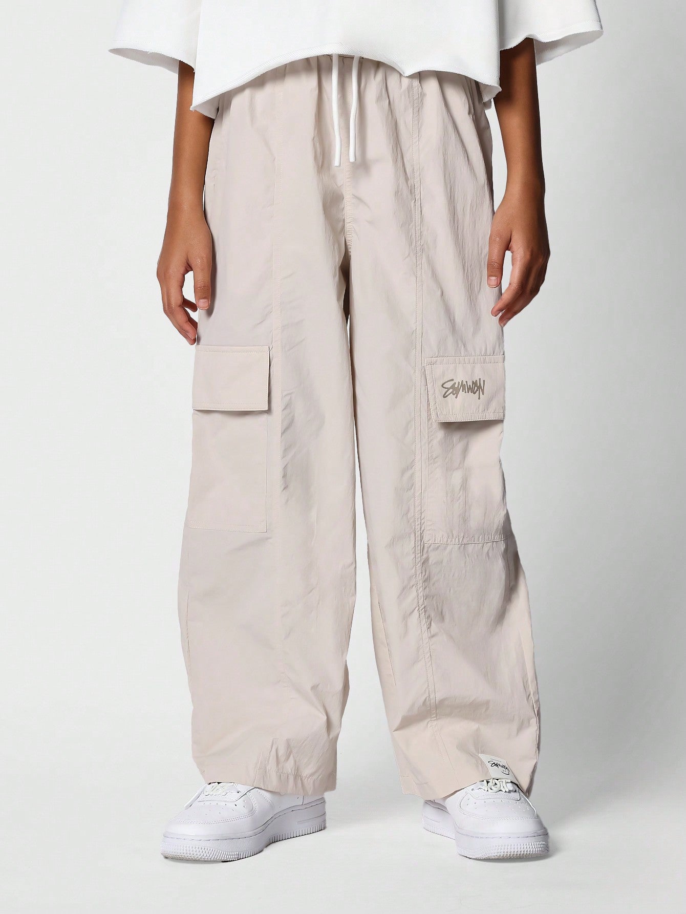 Kids Unisex Cargo Nylon Pant