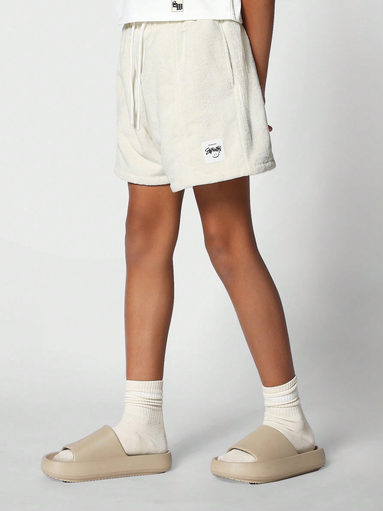 Kids Unisex Reverse Fabric Short