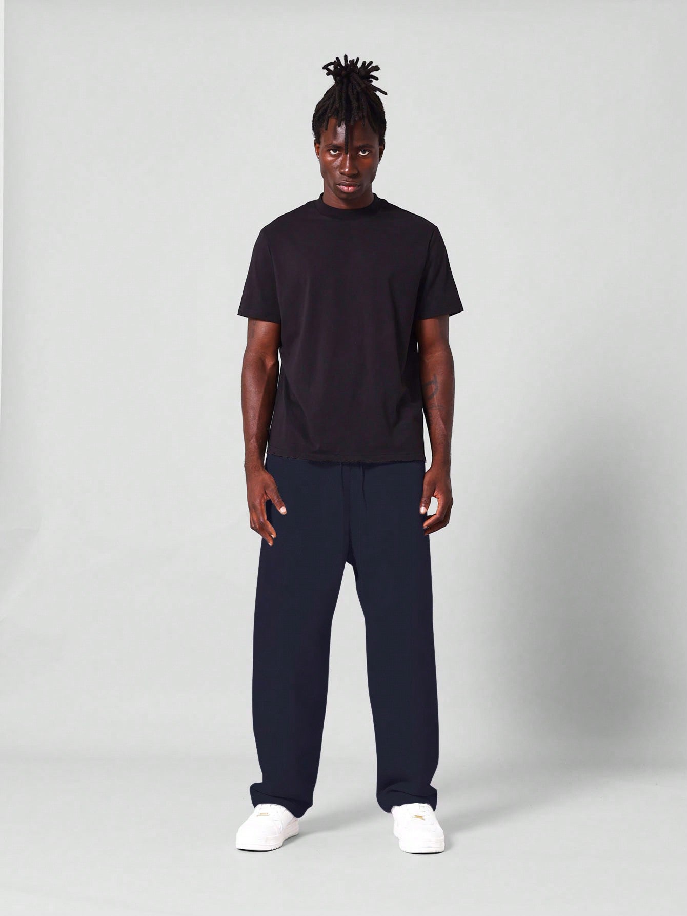 Straight Fit Essential Drop Crotch Jogger