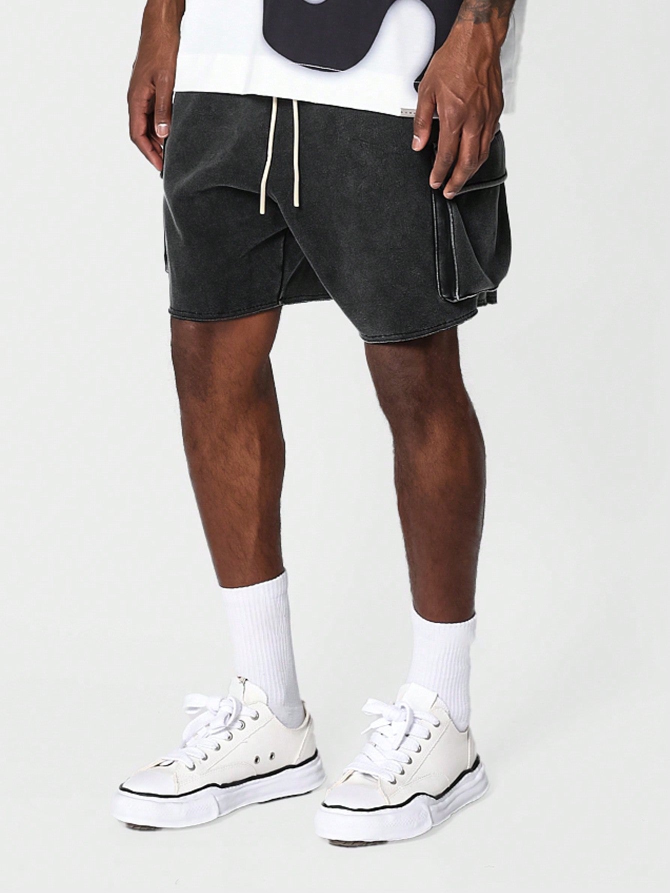 Washed Cargo Short