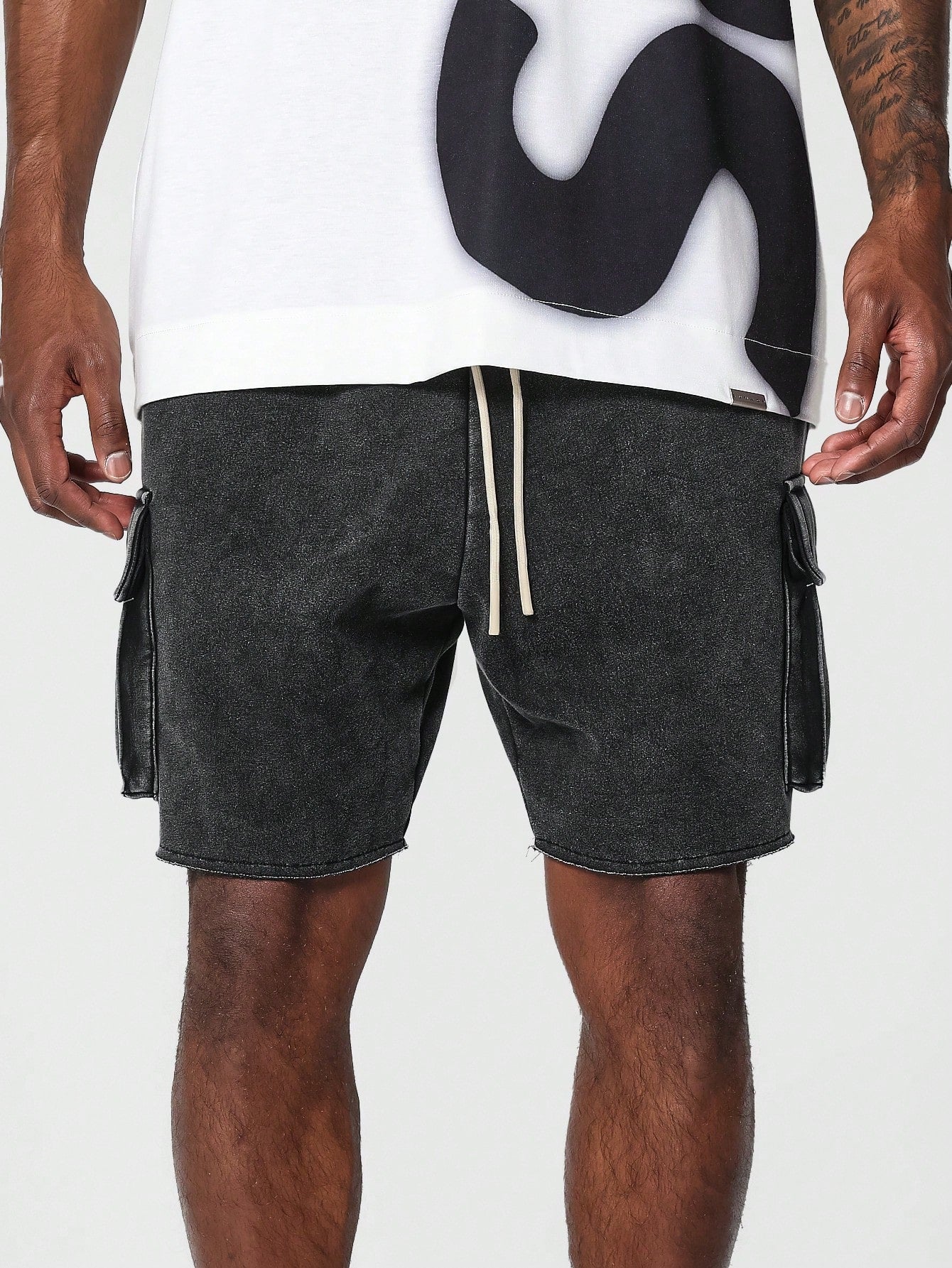 Washed Cargo Short