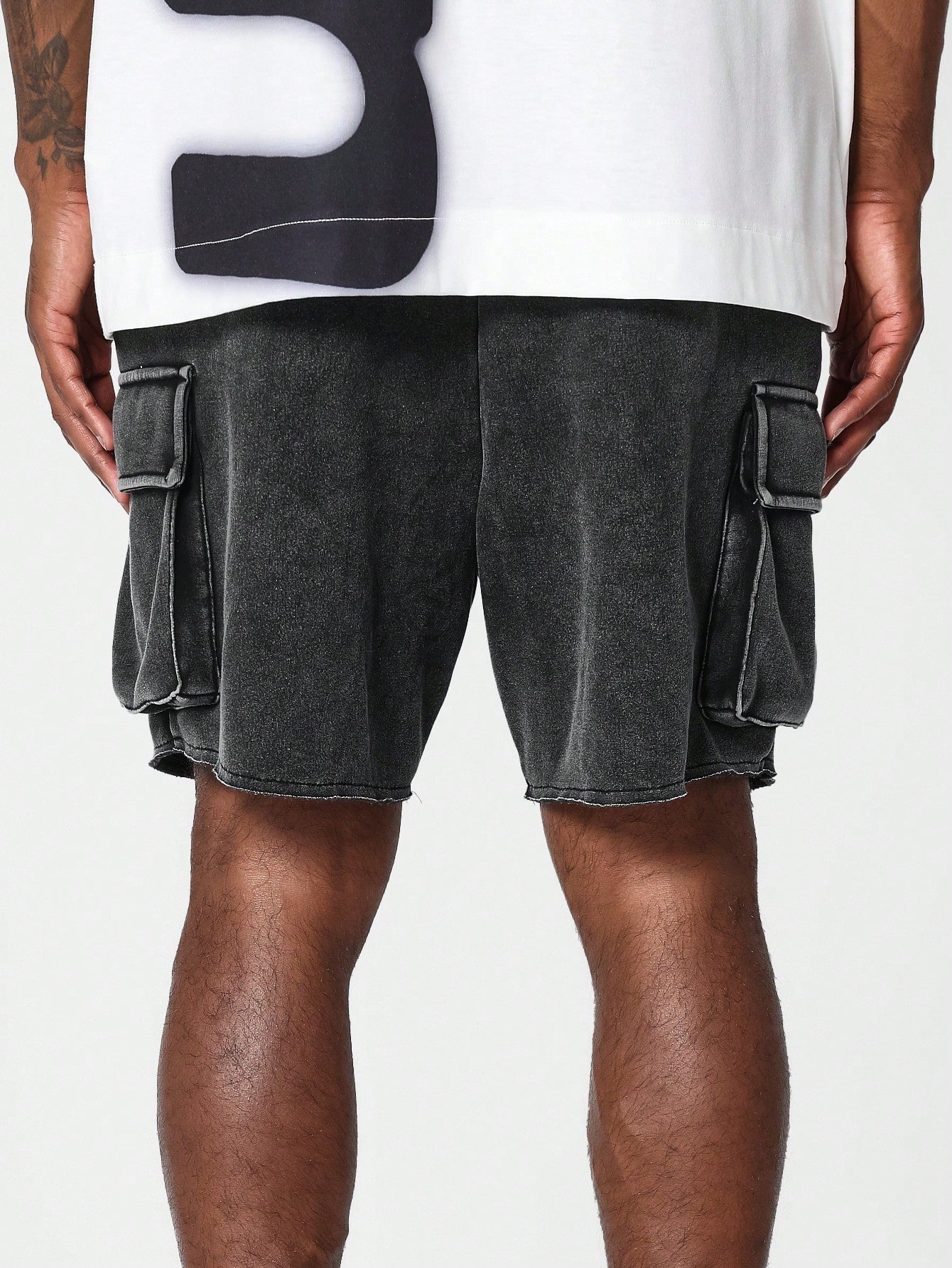 Washed Cargo Short