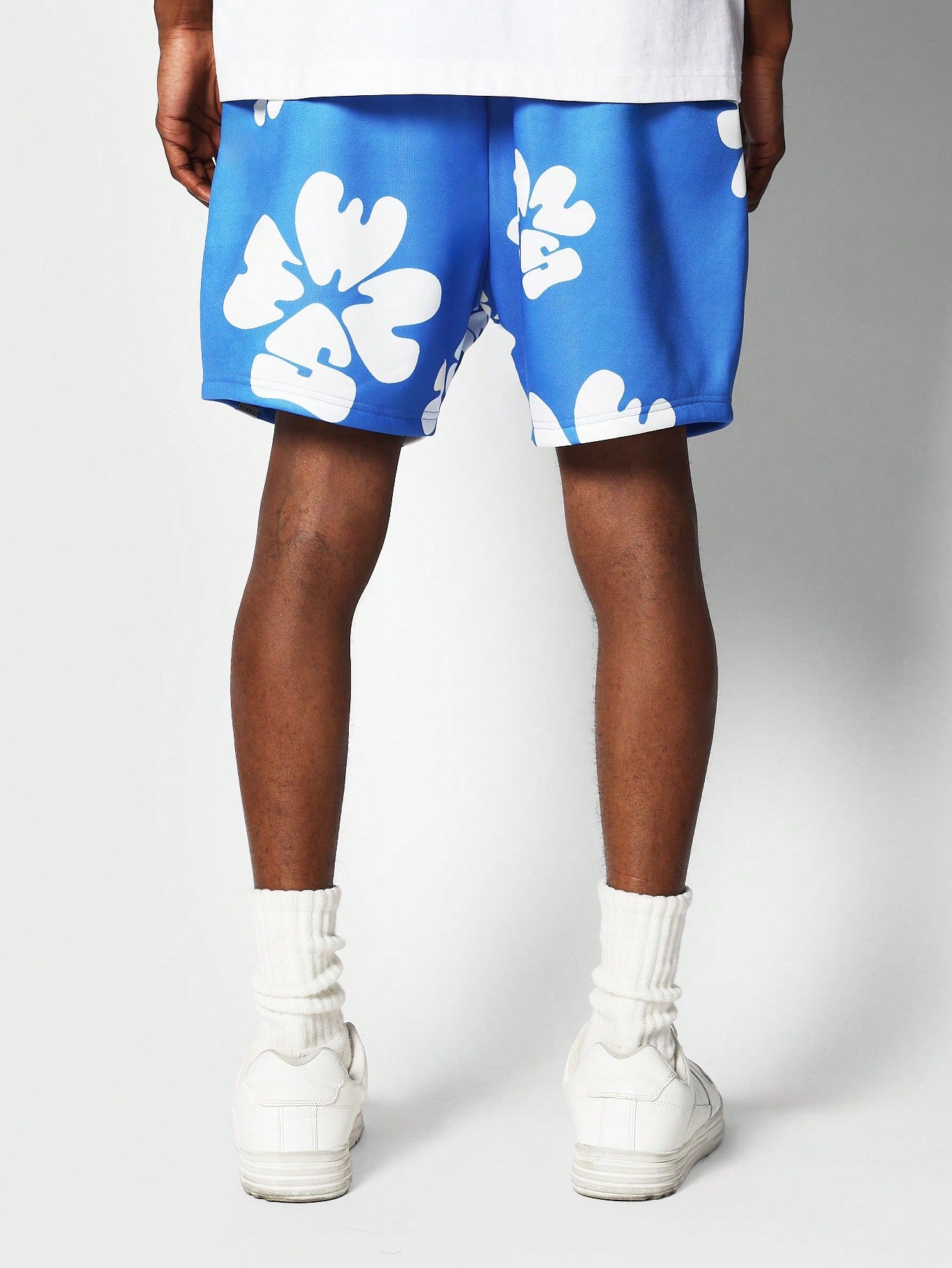 Drop Crotch Short With All Over Print