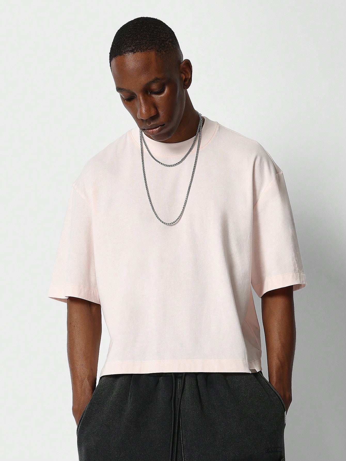 Crop Fit Short Sleeve Essential Tee