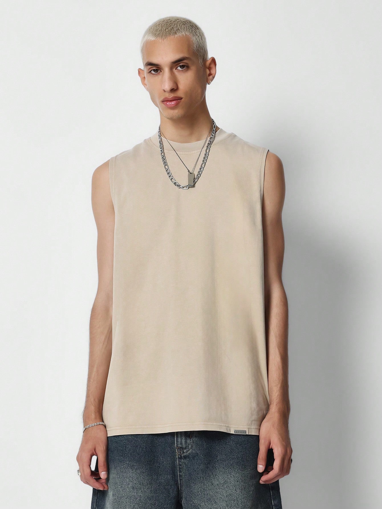 Sleeveless Washed Tank