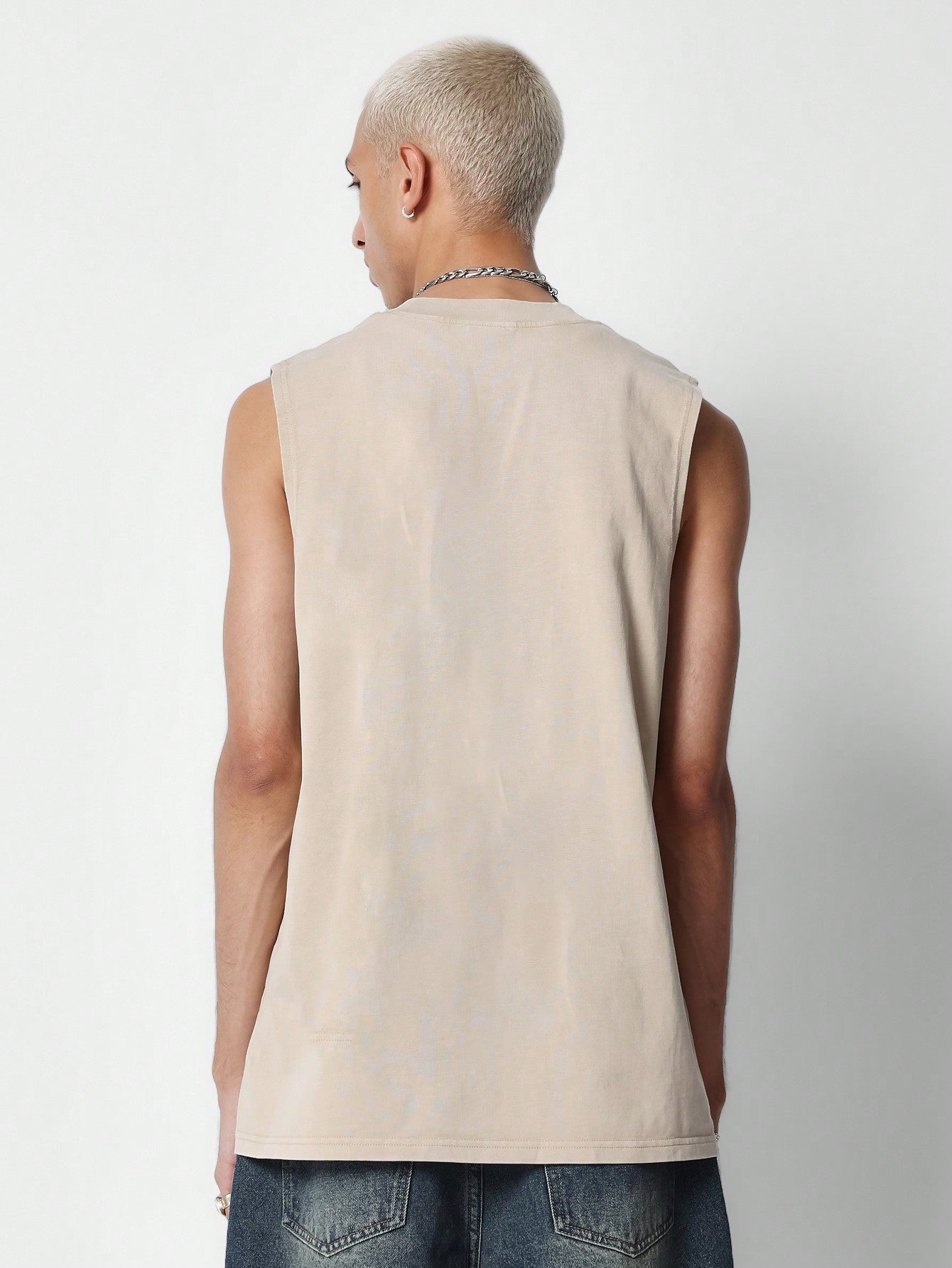 Sleeveless Washed Tank