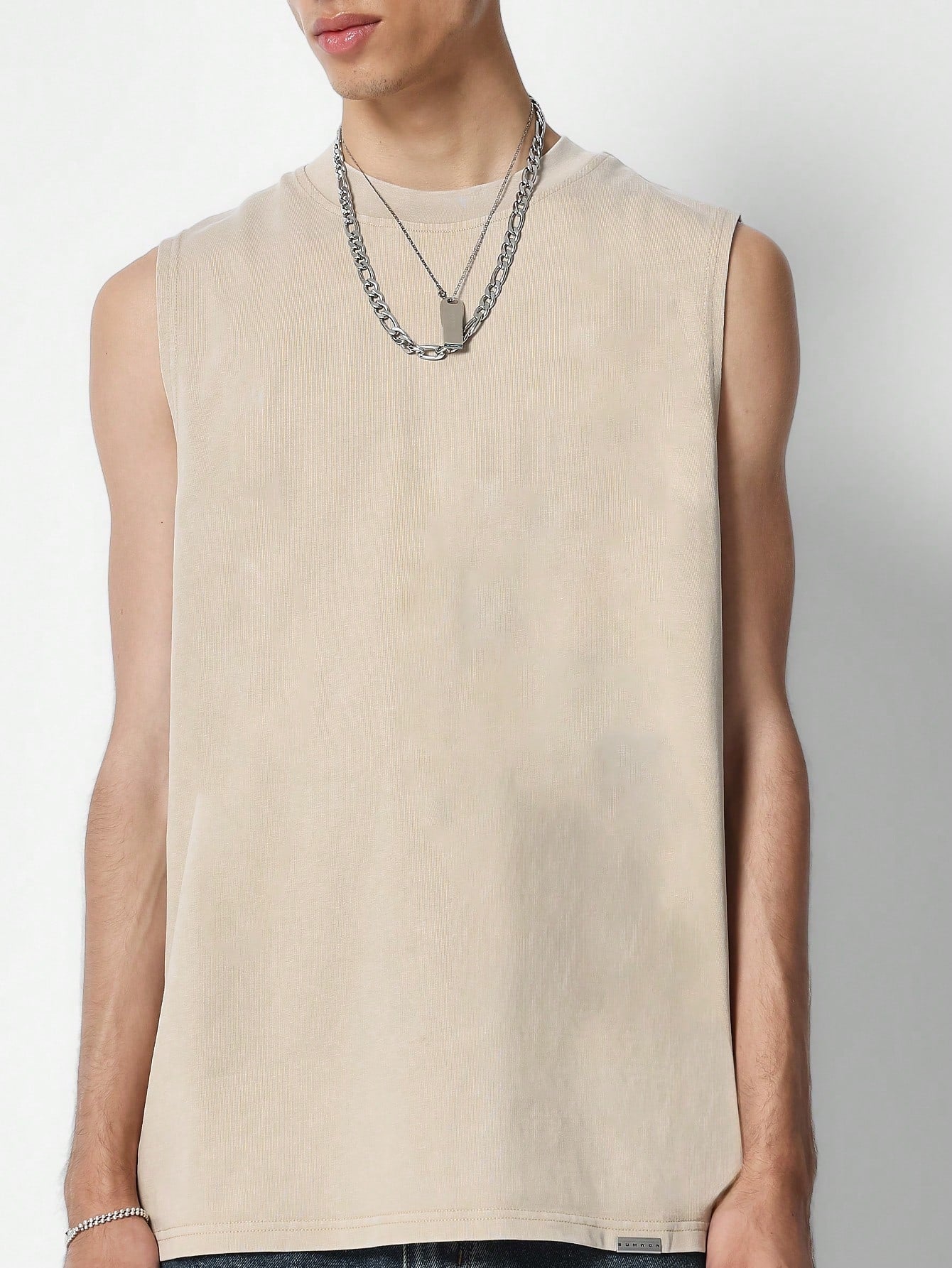 Sleeveless Washed Tank