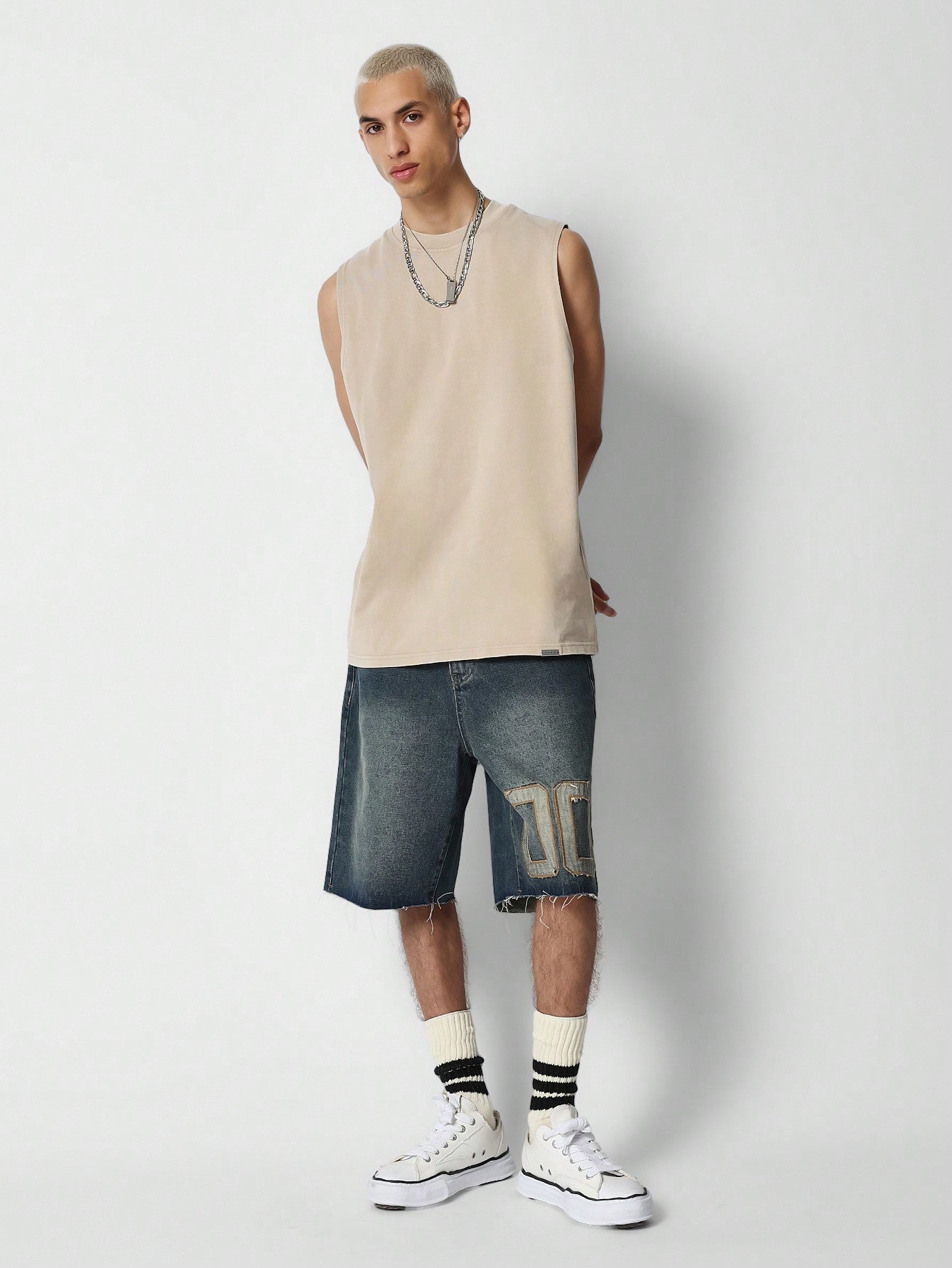 Sleeveless Washed Tank