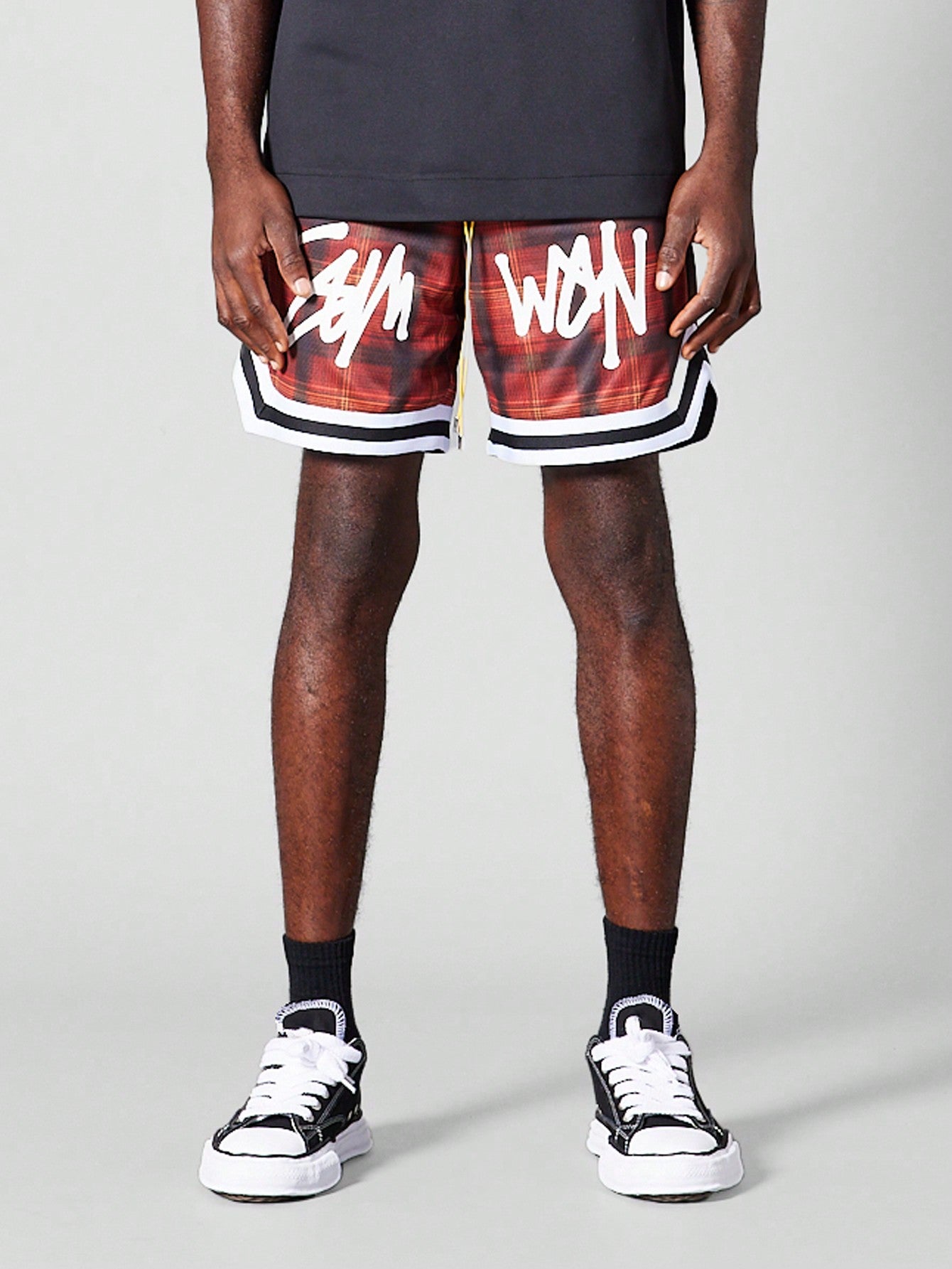 Mesh Short With All Over Print