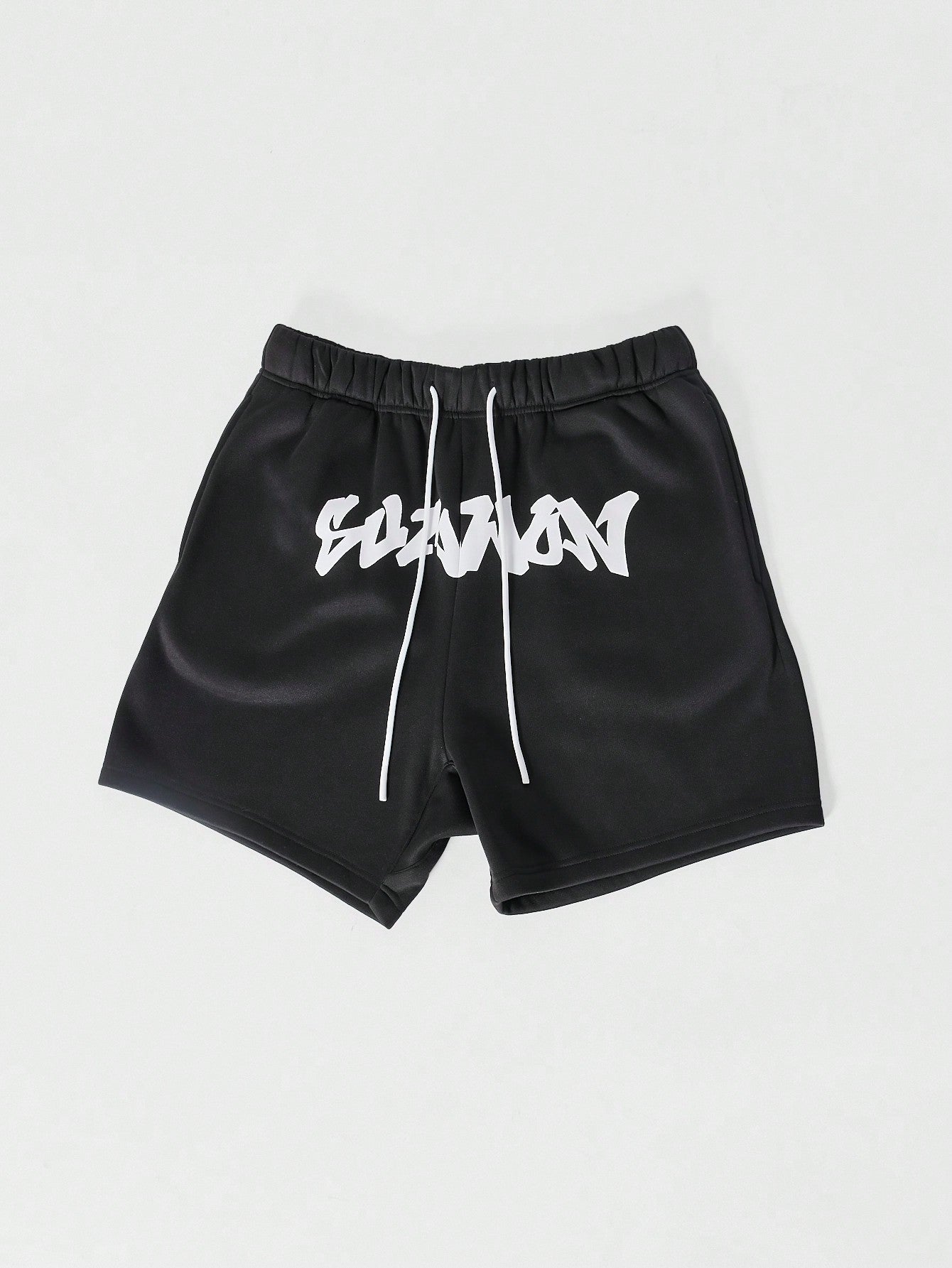 Drop Crotch Short With Front Print