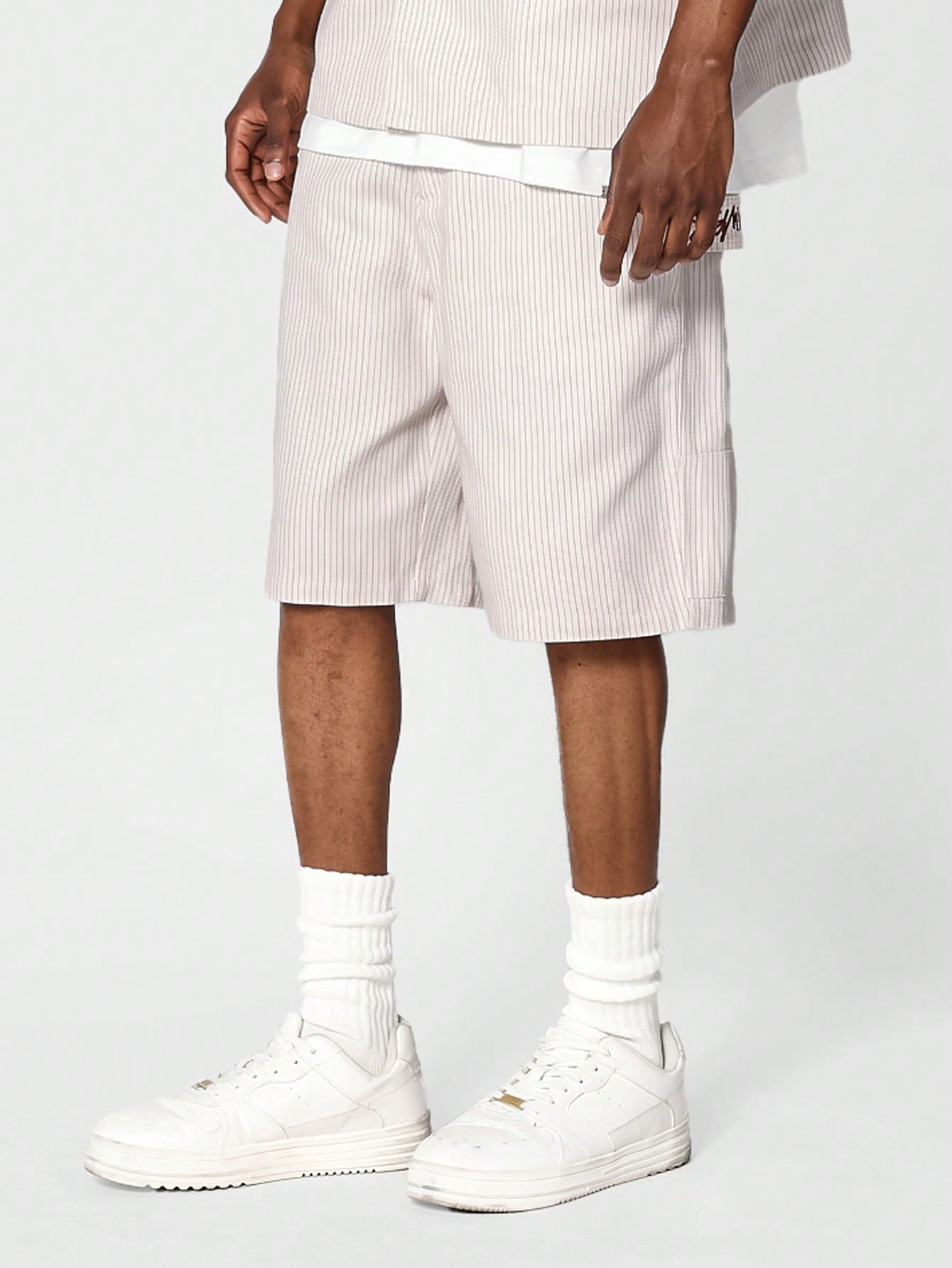 Carpenter Detail Stripe Short