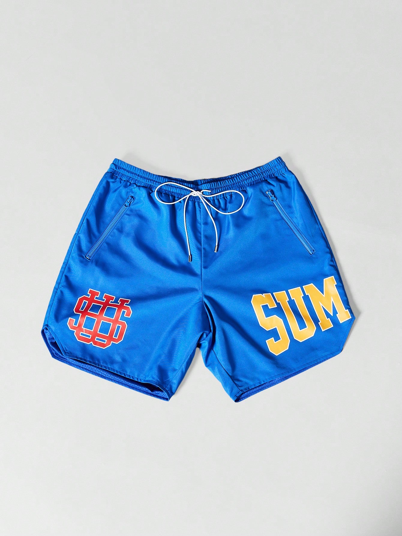 Nylon Shorts With Front Print