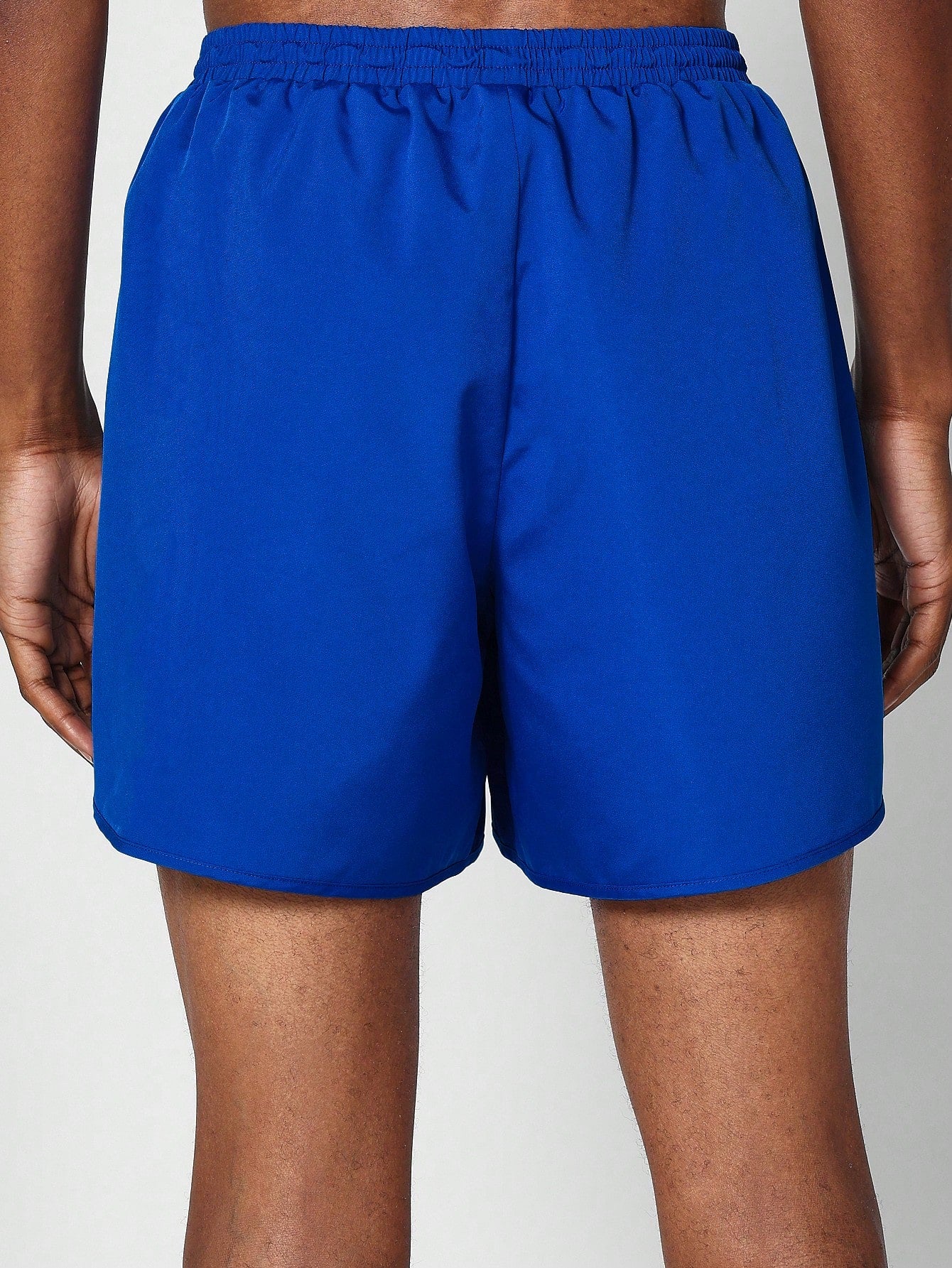 Nylon Swim Short With Contrast Drawcords