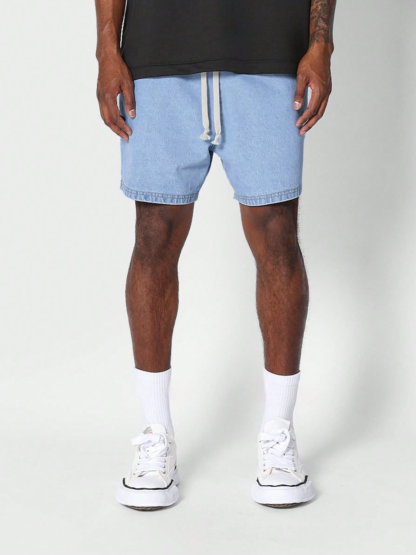 Drop Crotch Denim Short