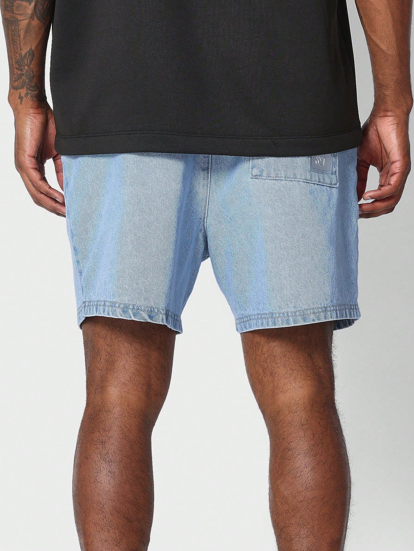 Drop Crotch Denim Short