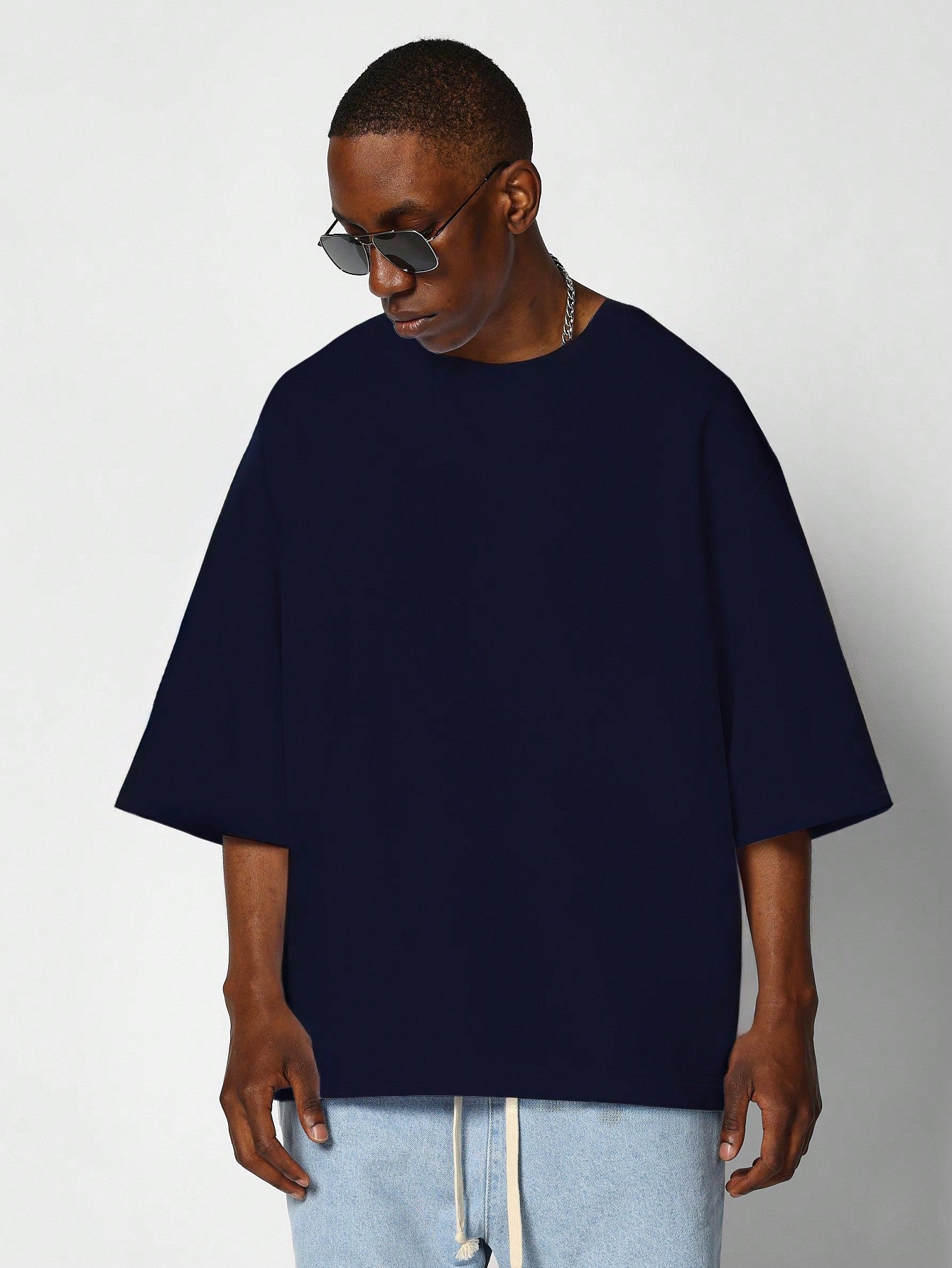 Oversized Heavyweight Tee With Side Vent Hem