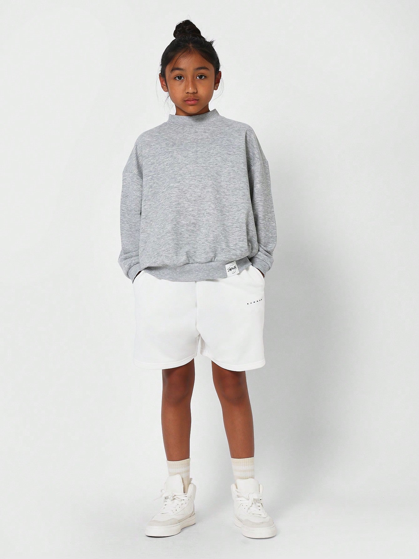 Kids Unisex Drop Crotch Essential Short