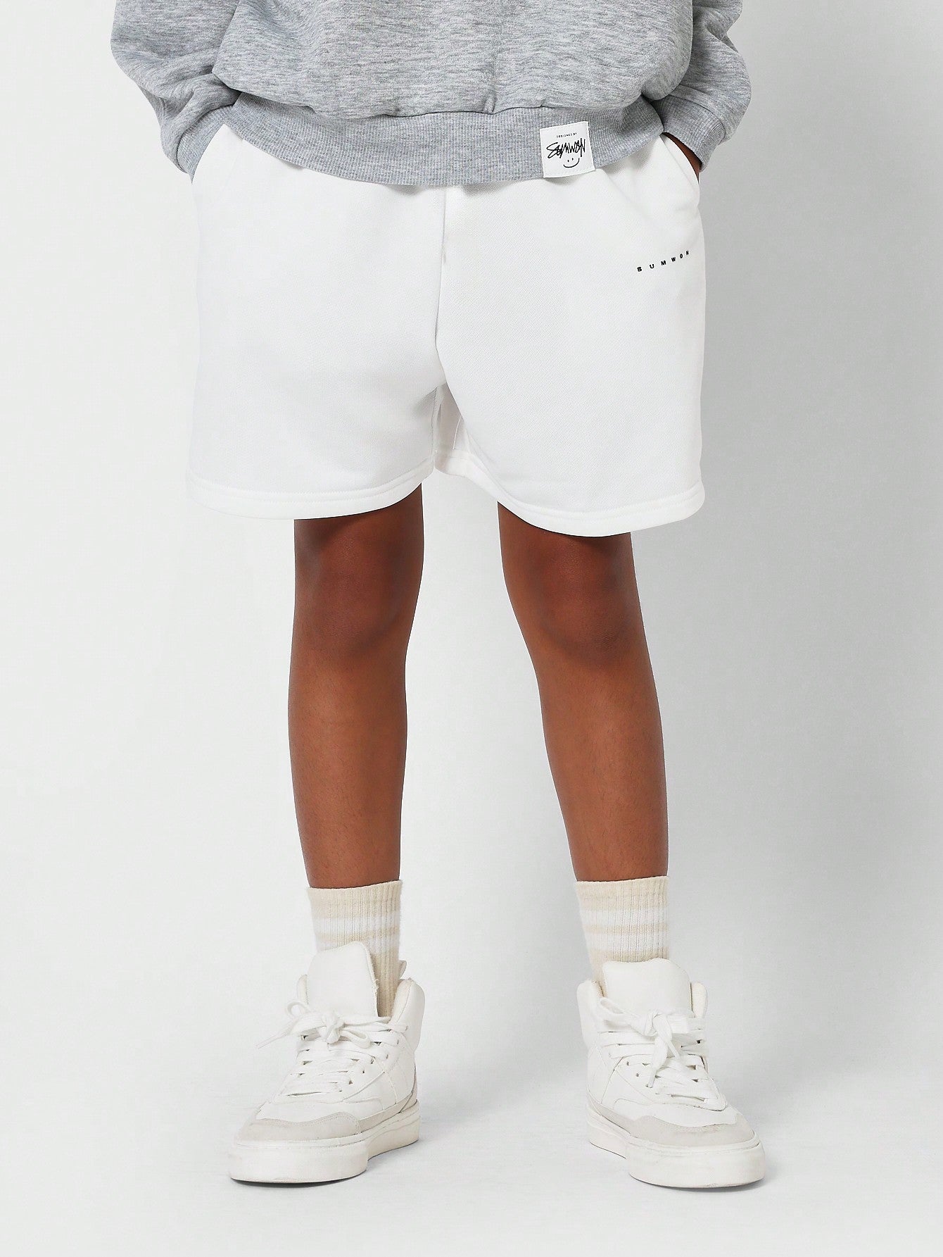 Kids Unisex Drop Crotch Essential Short