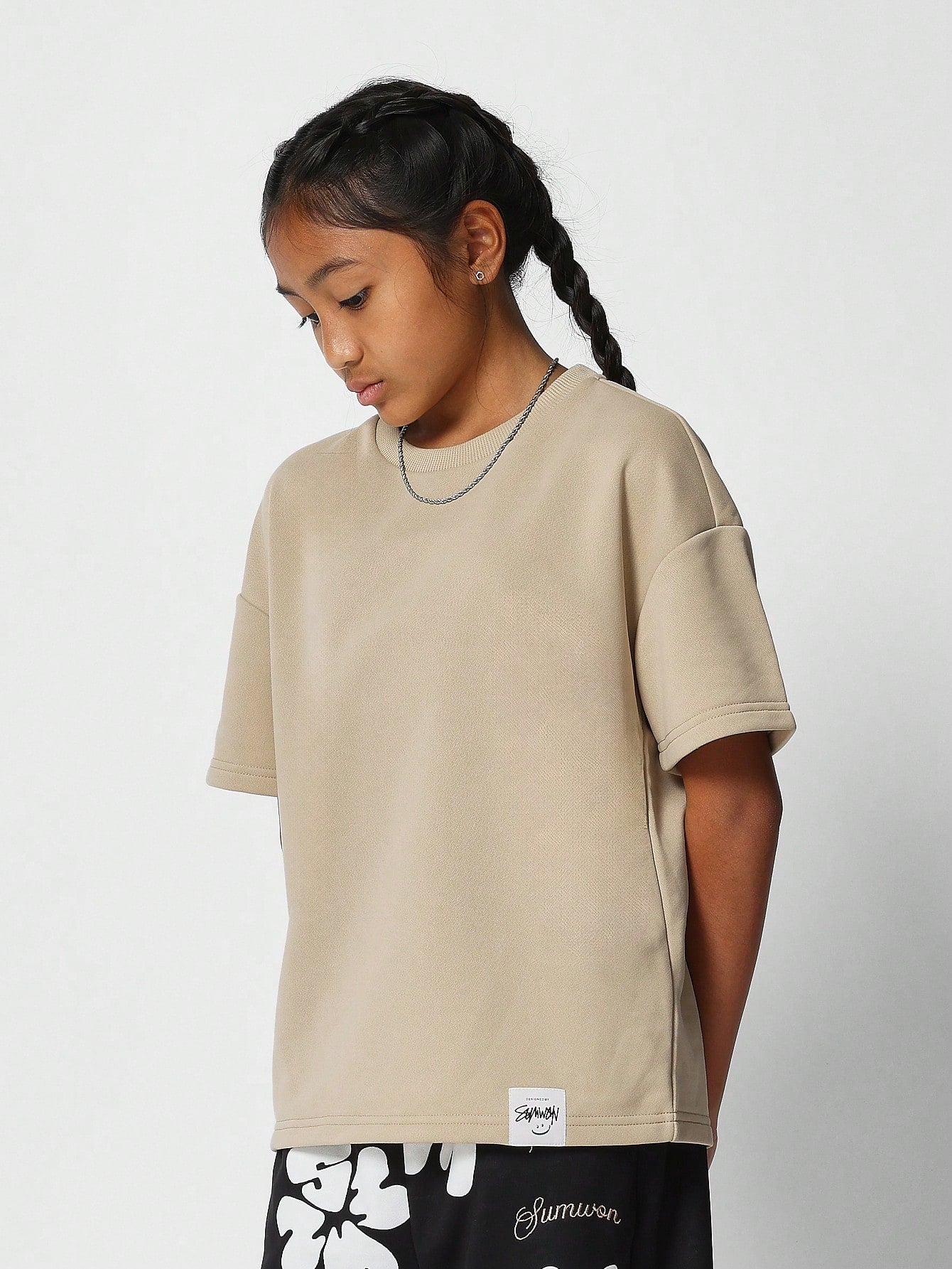 Kids Unisex Regular Fit Essential Tee